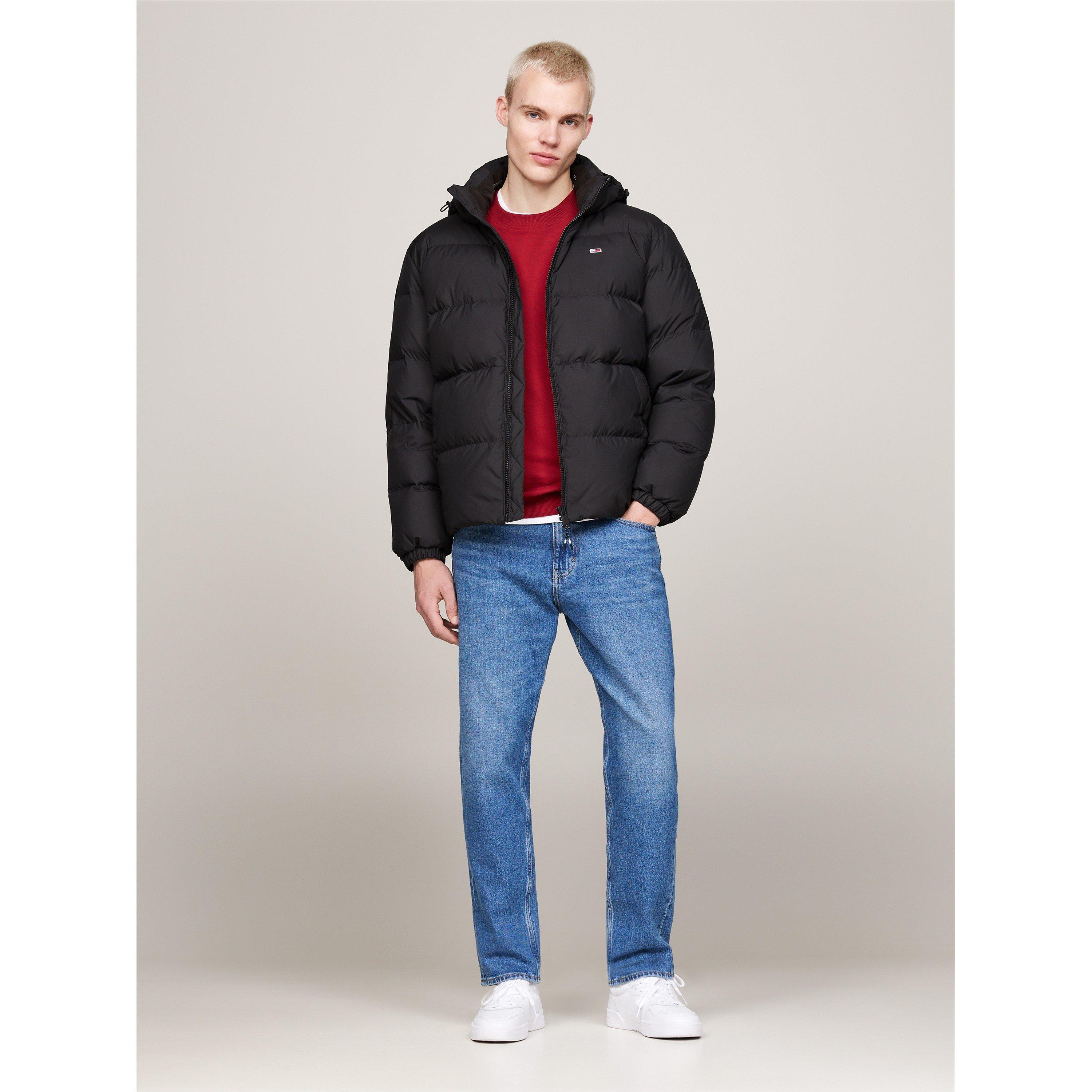 Black - Tommy Jeans - Men's Essential Down Short Puffer Jacket - 5