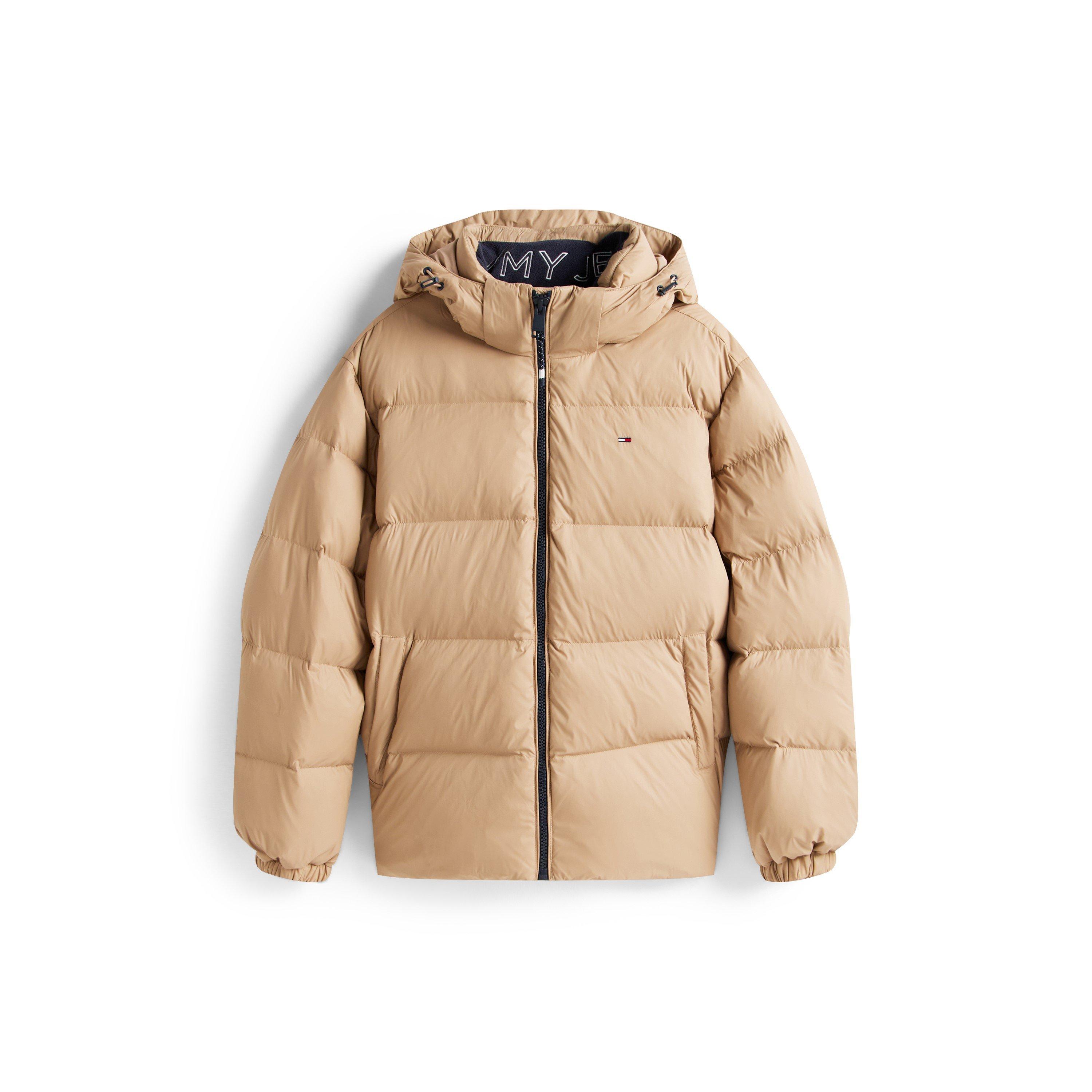 Taupe Costiero - Tommy Jeans - Men's Essential Down Short Puffer Jacket - 1