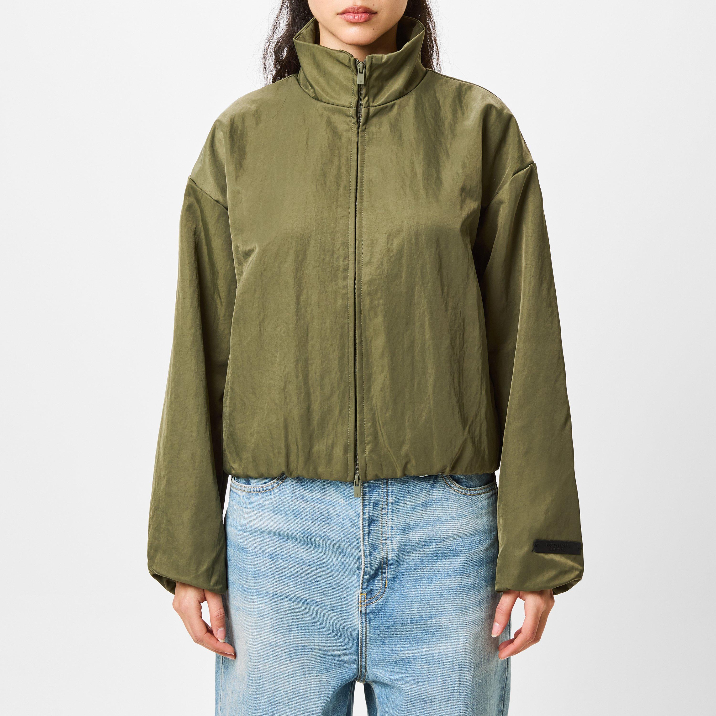 Fear Of God Essentials Women's Long Sleeve Softshell Jacket - Military - Size 18 (2XL)