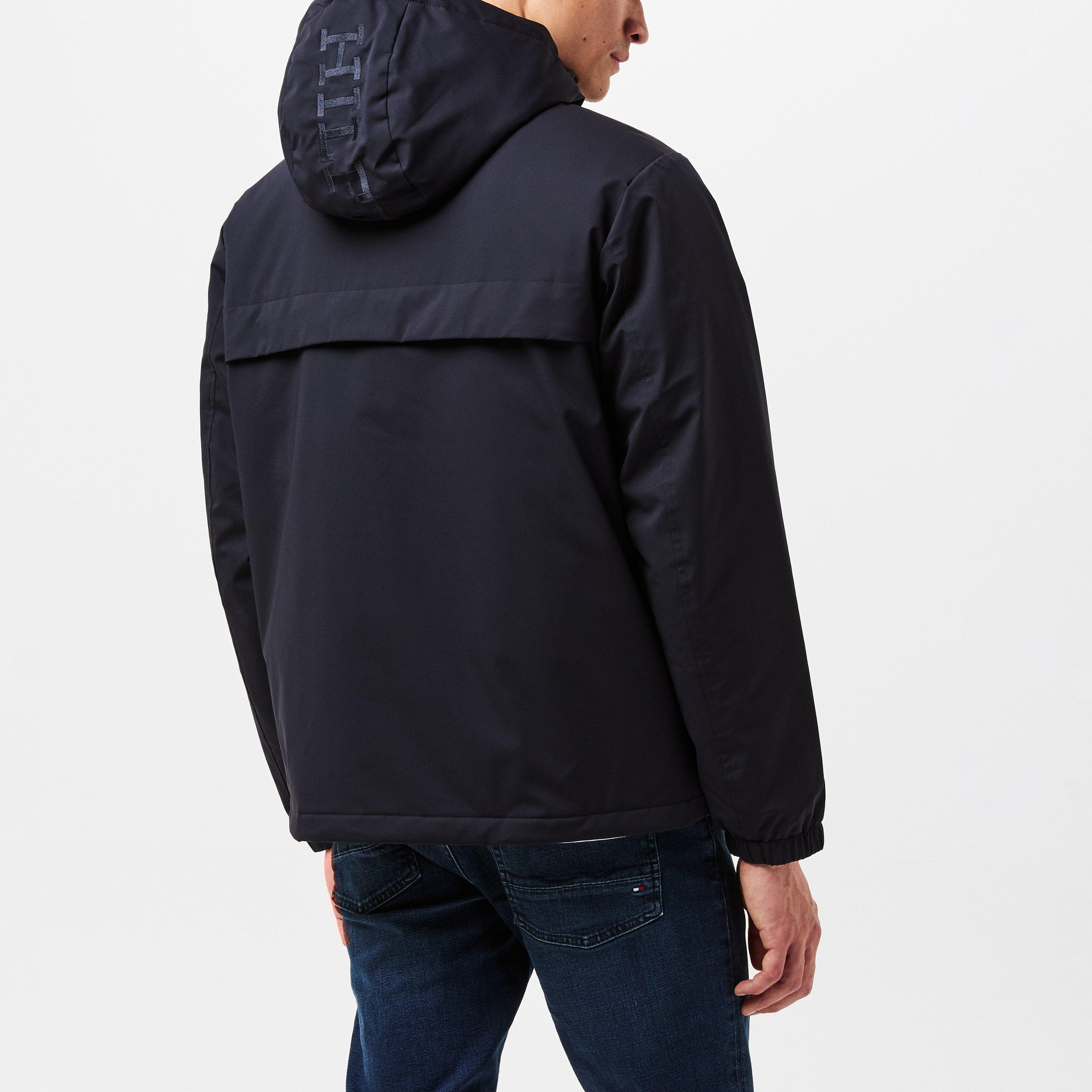 Desert Sky - Tommy Hilfiger - Men's Technical Hooded Long Sleeve Zip Windbreaker - 4