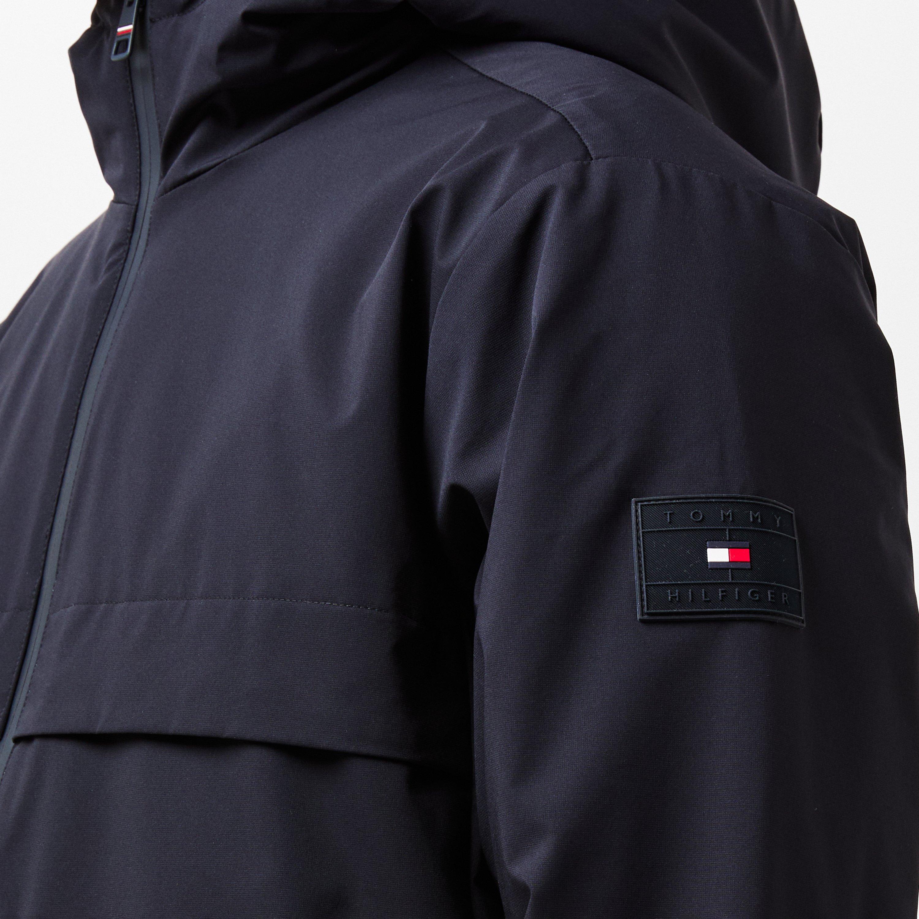 Desert Sky - Tommy Hilfiger - Men's Technical Hooded Long Sleeve Zip Windbreaker - 5