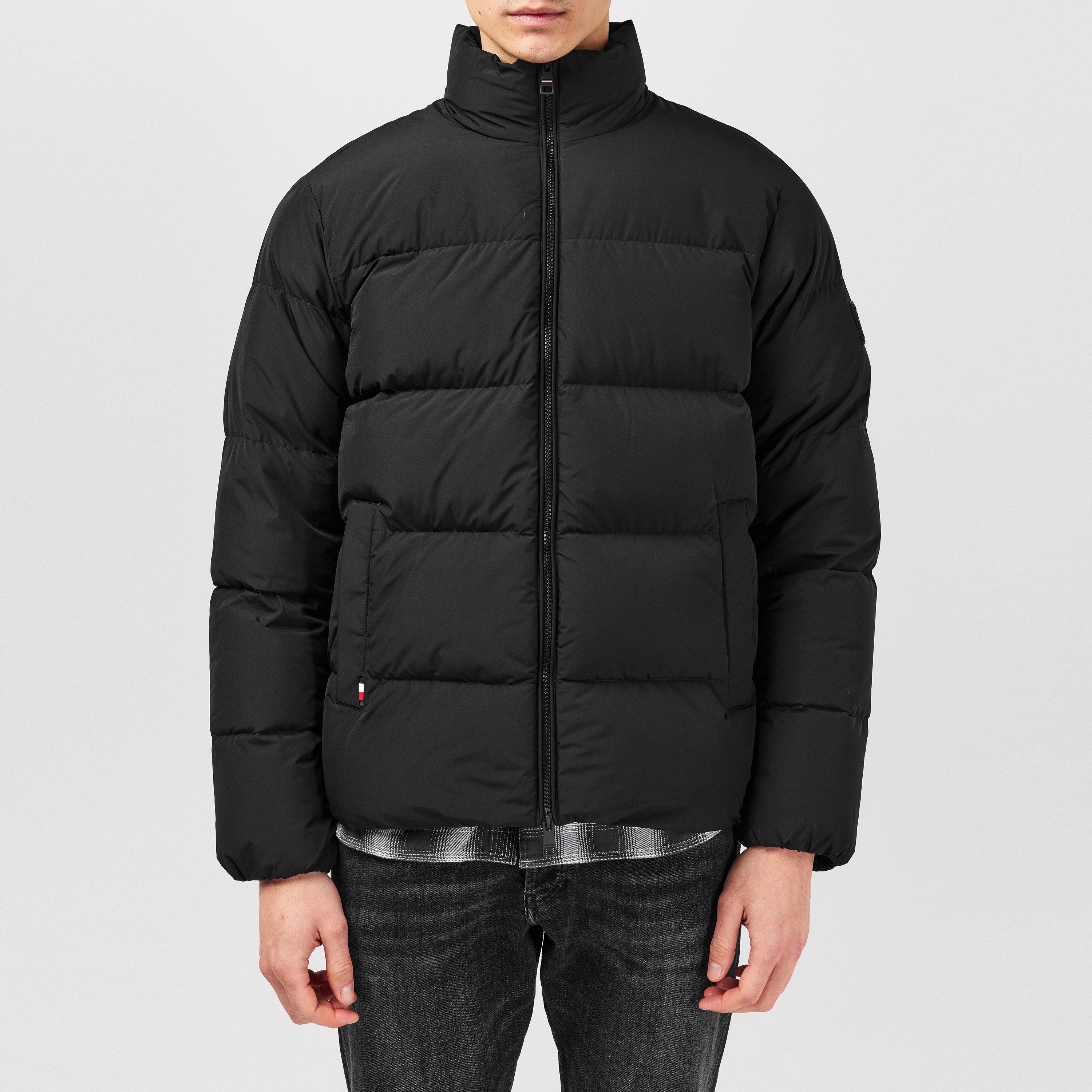 Black - Tommy Hilfiger - Men's Recycled Polyester Short Puffer Jacket - 3