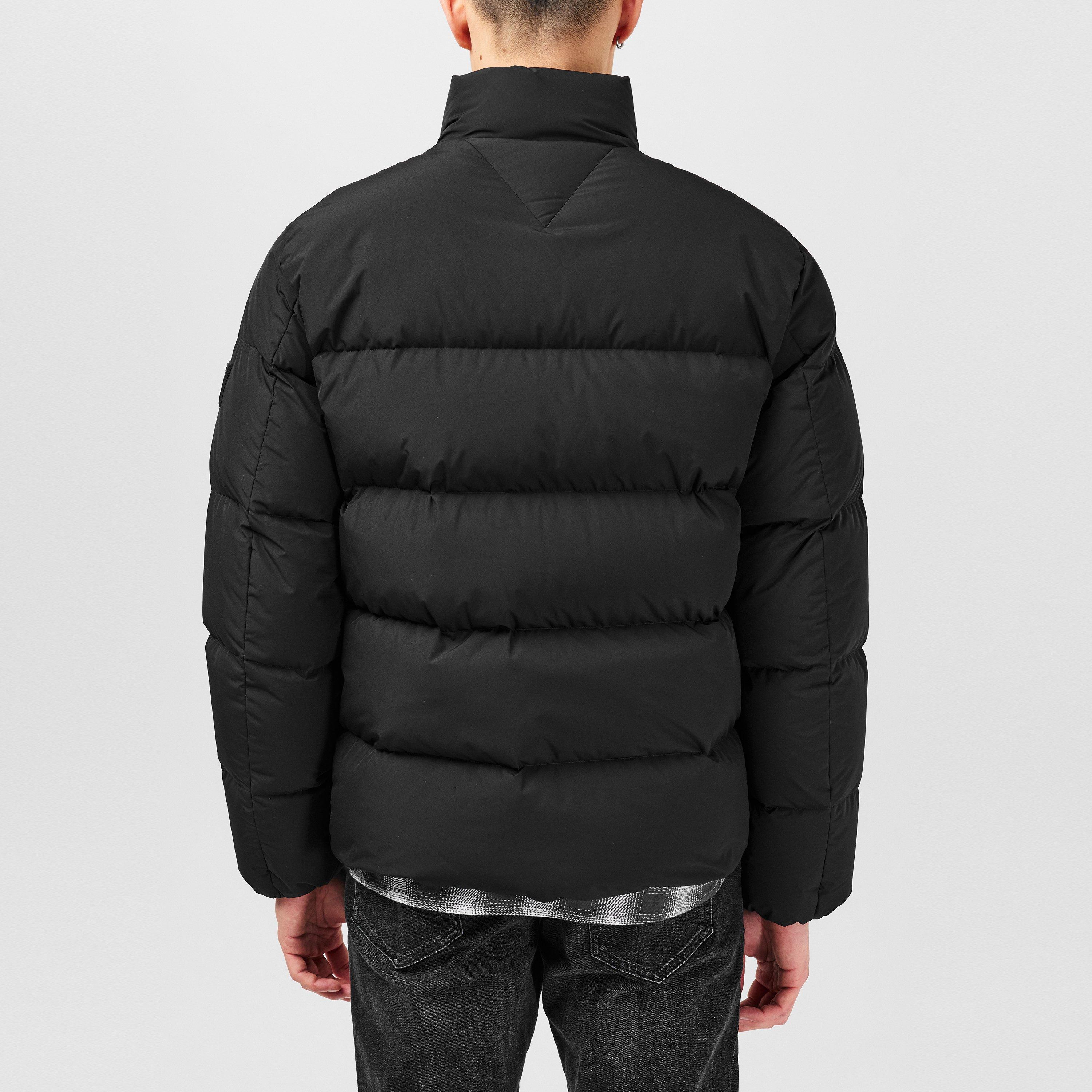 Black - Tommy Hilfiger - Men's Recycled Polyester Short Puffer Jacket - 4