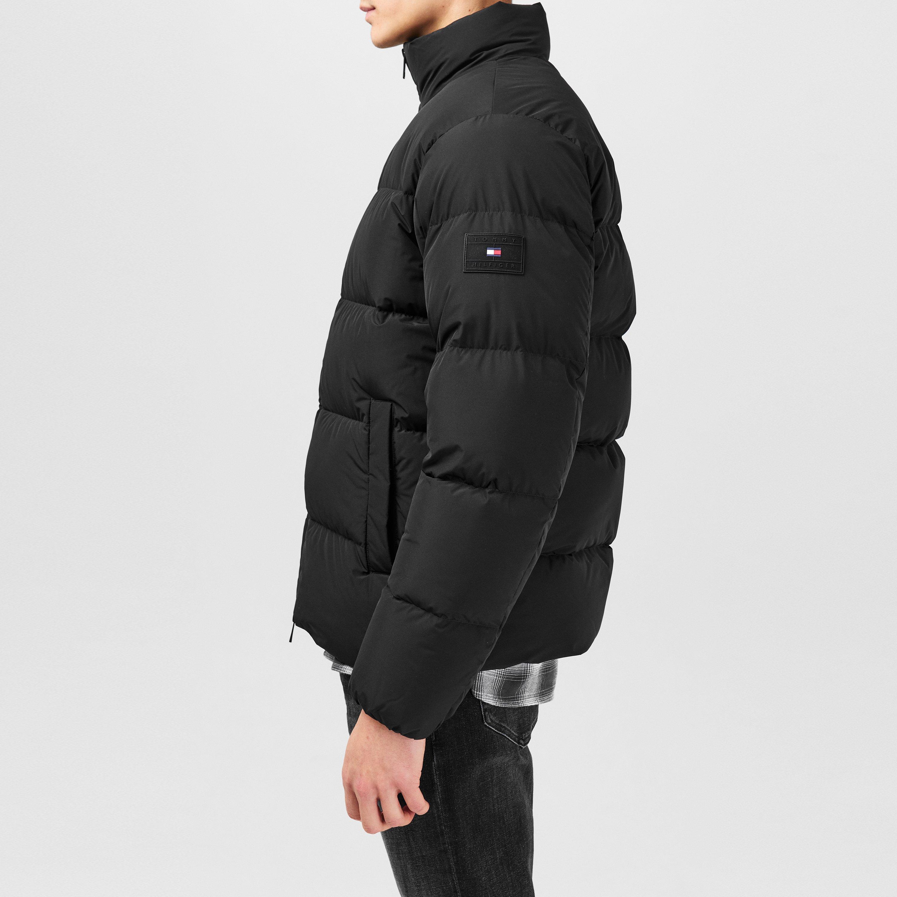 Black - Tommy Hilfiger - Men's Recycled Polyester Short Puffer Jacket - 6