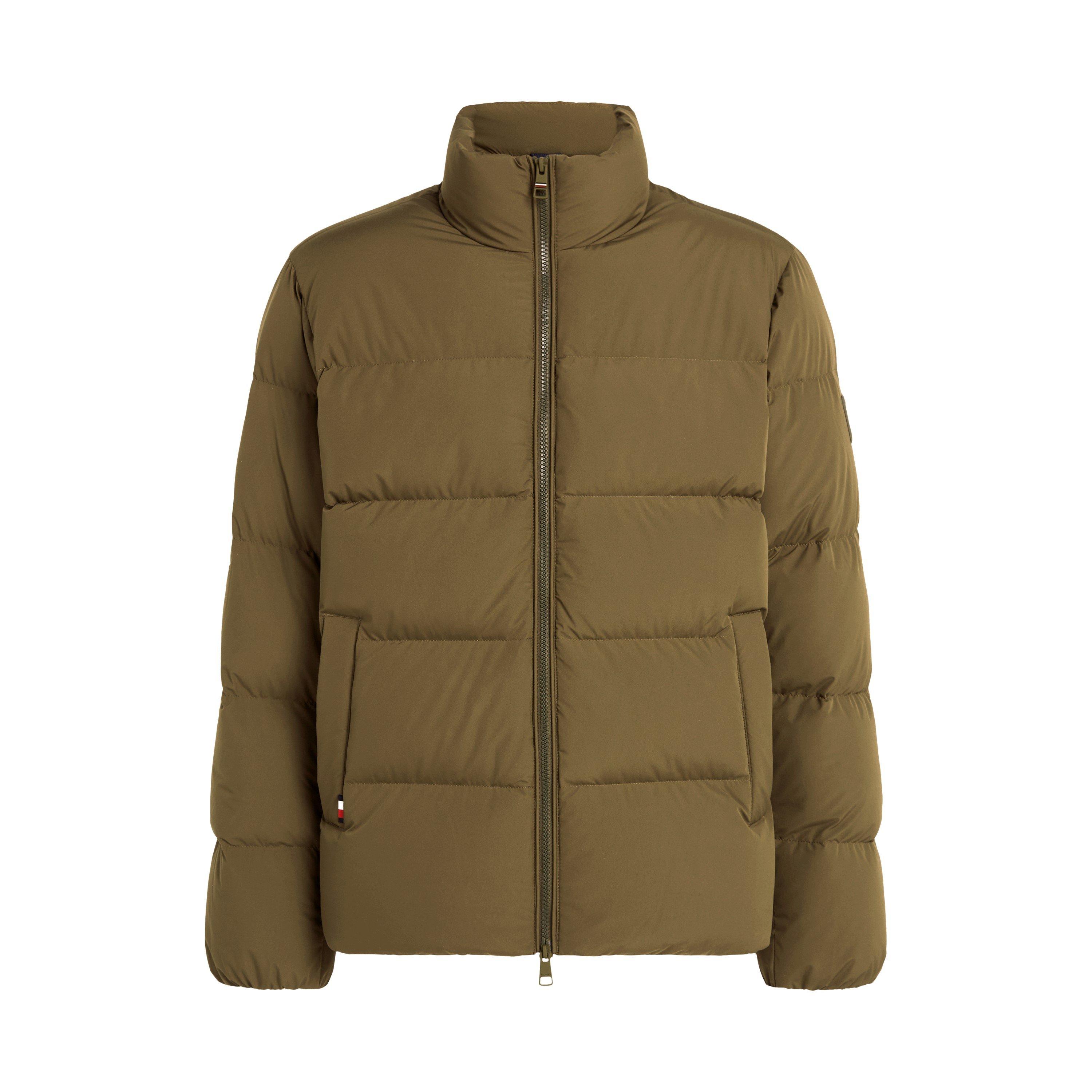 Tommy Hilfiger Men's Recycled Polyester Short Puffer Jacket - Army Green - 2XL
