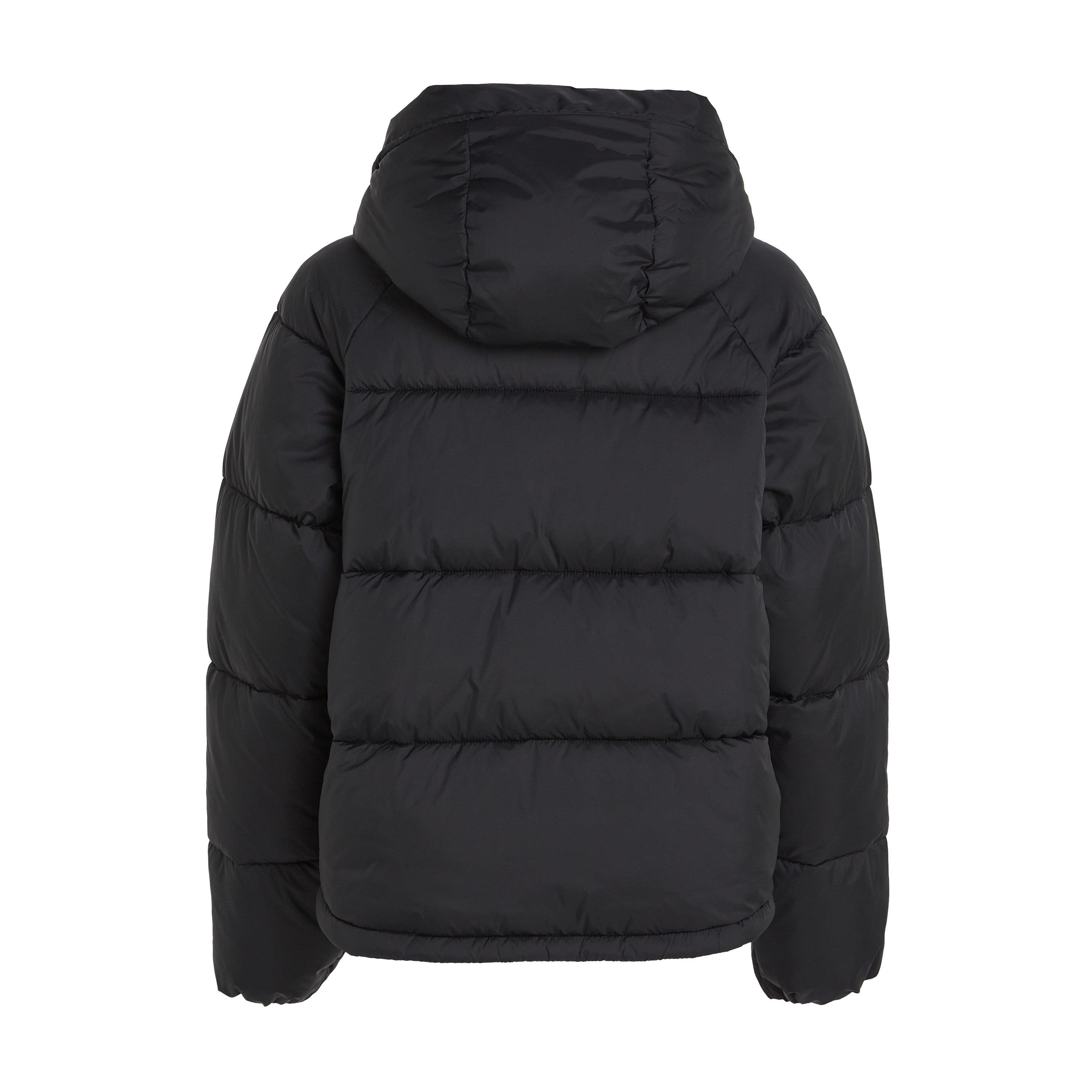 Nero - Tommy Jeans - Women's  Recycled Hooded Short Puffer Jacket - 6