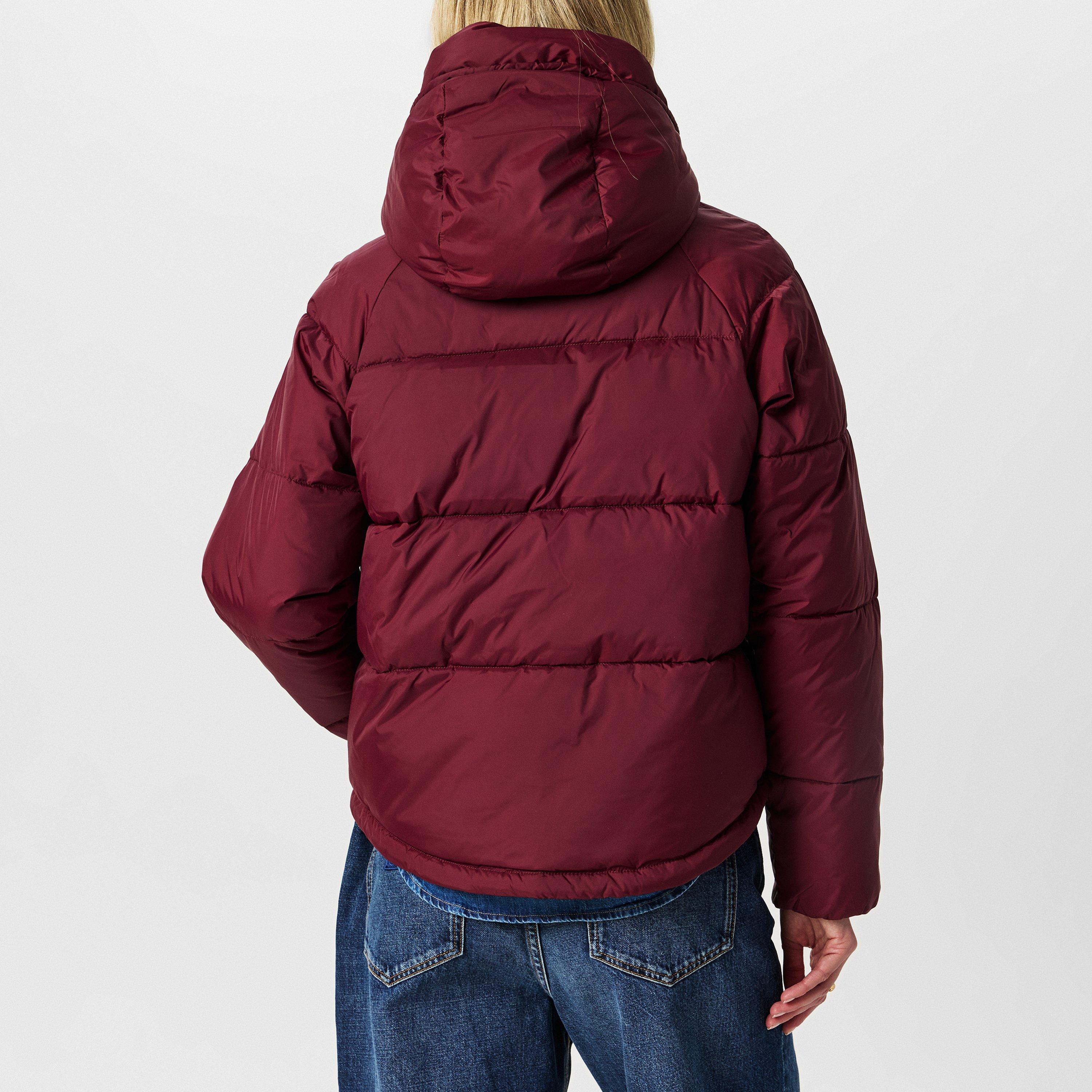 Deep Rouge - Tommy Jeans - Women's  Recycled Hooded Short Puffer Jacket - 4