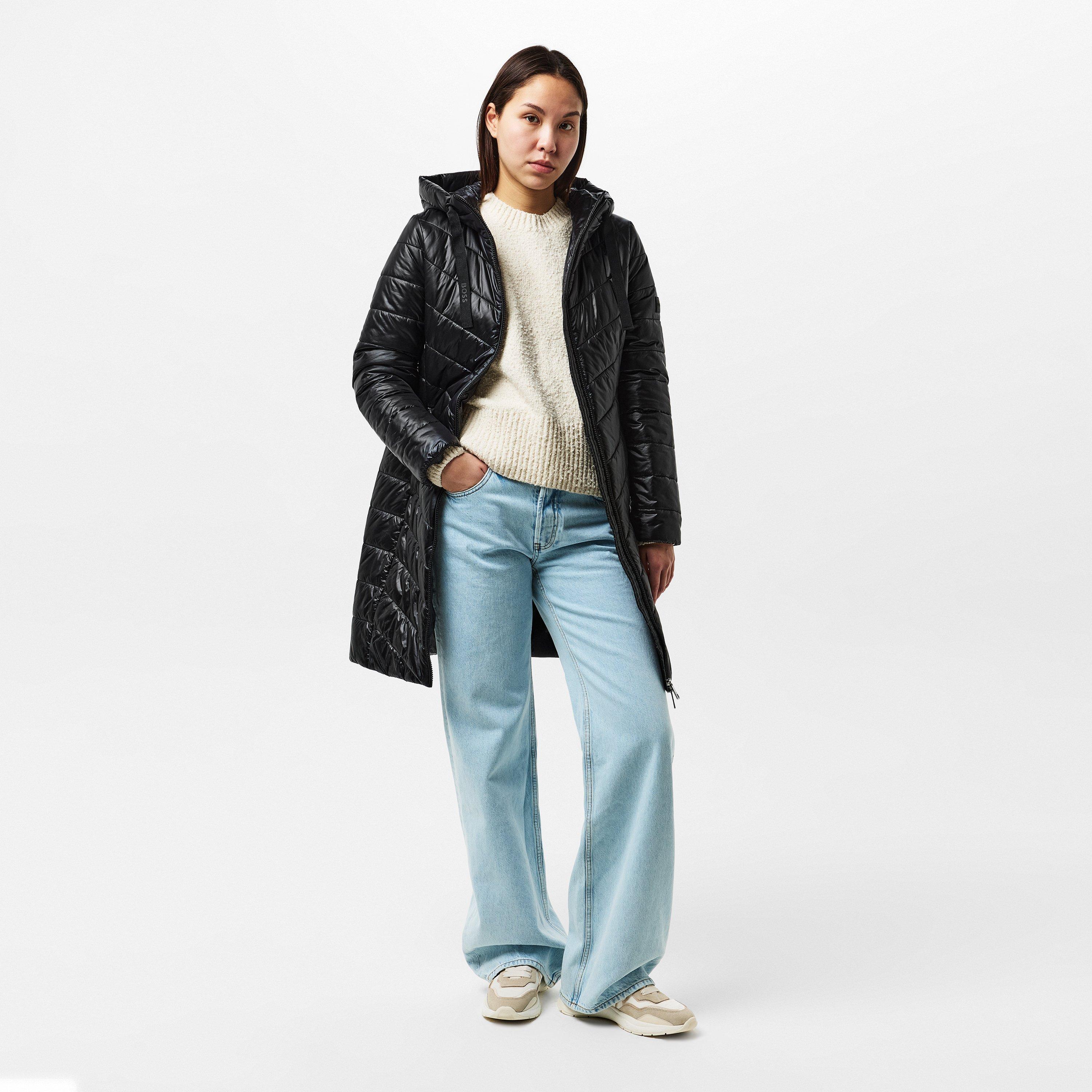 Black - Boss - Women's C_Pinolina BOSS Orange Short Puffer Jacket - 4