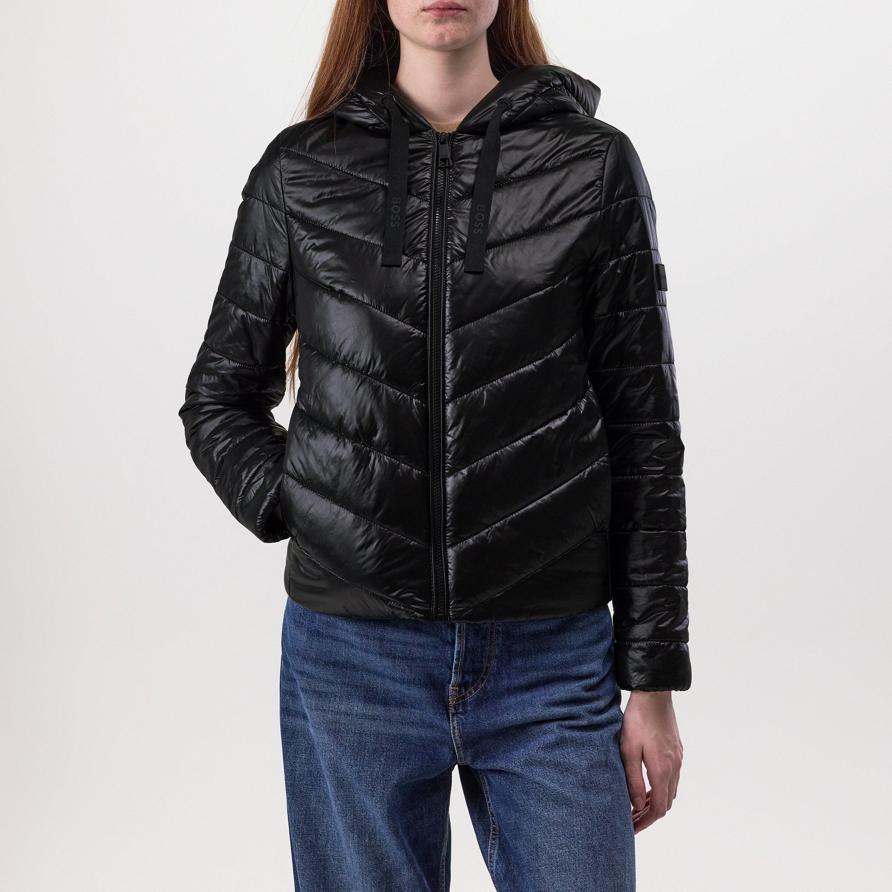 Black - Boss - Women's Palatori Orange Short Puffer Jacket - 1
