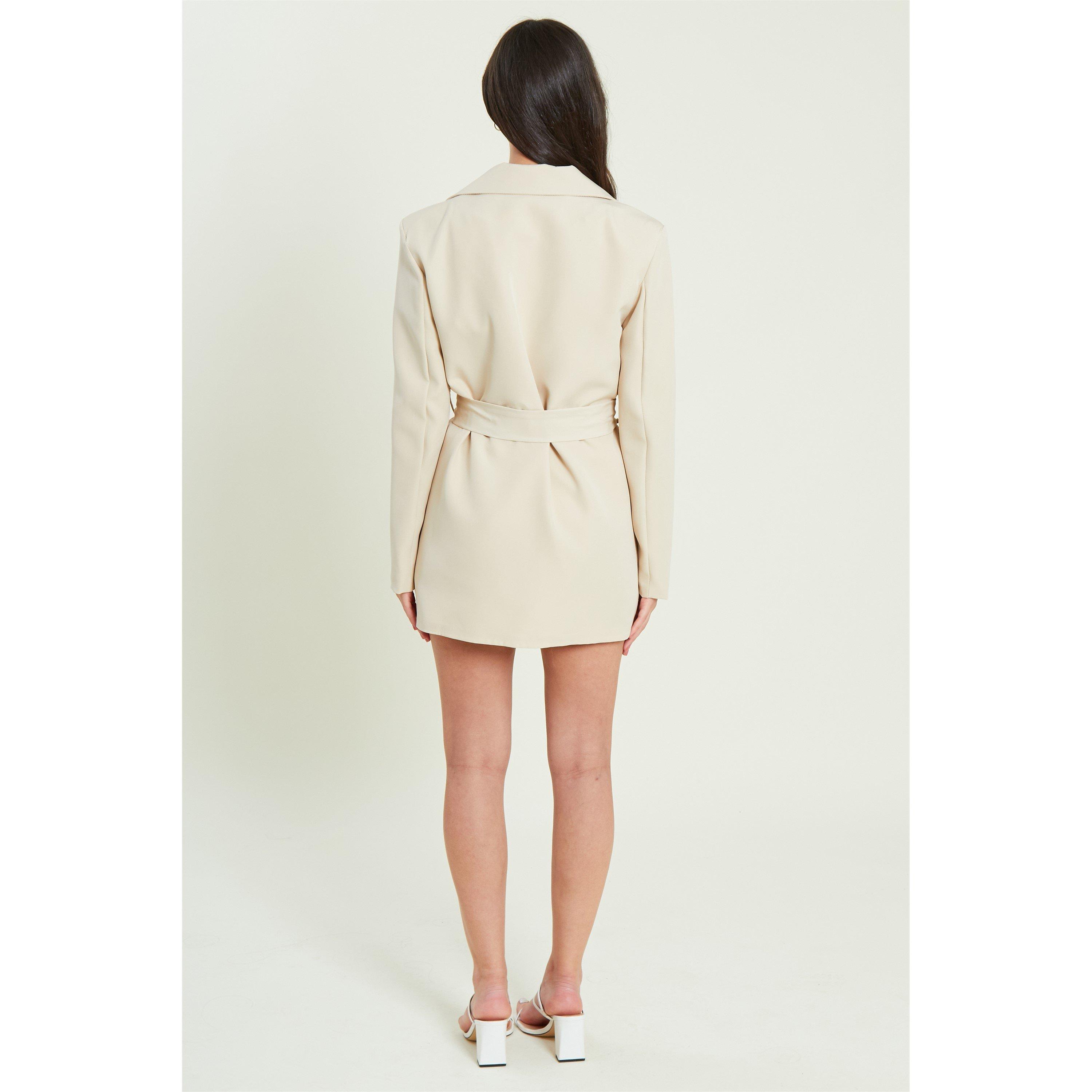 Pierre - Be You - Tie Belt Tailored Blazer - 4