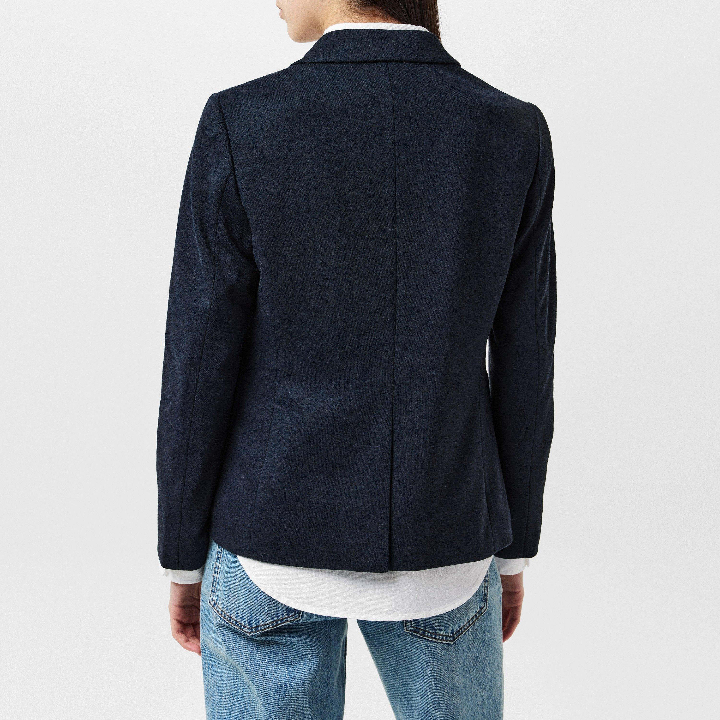 Desert Sky - Tommy Hilfiger - Women's Pocket Embroidery Long Sleeve Slim Fit Blazer - 3