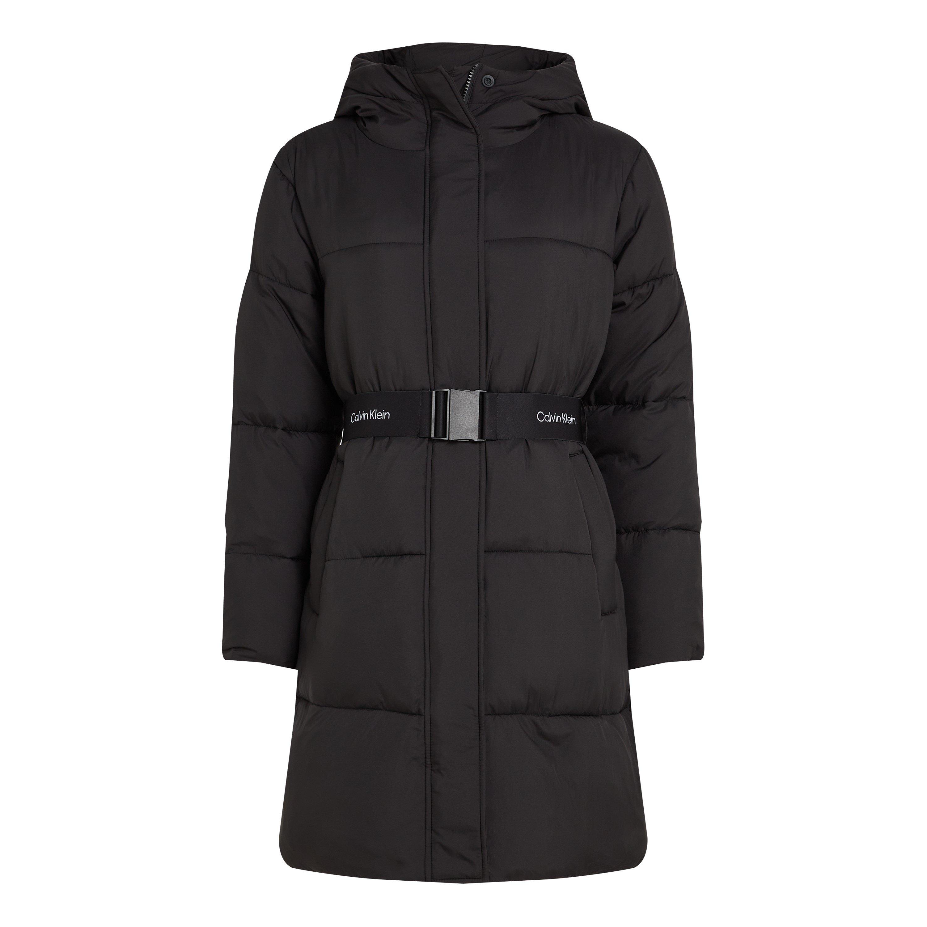 Ck Nero - Calvin Klein Jeans - Women's Logo Belt Short Puffer Jacket - 5