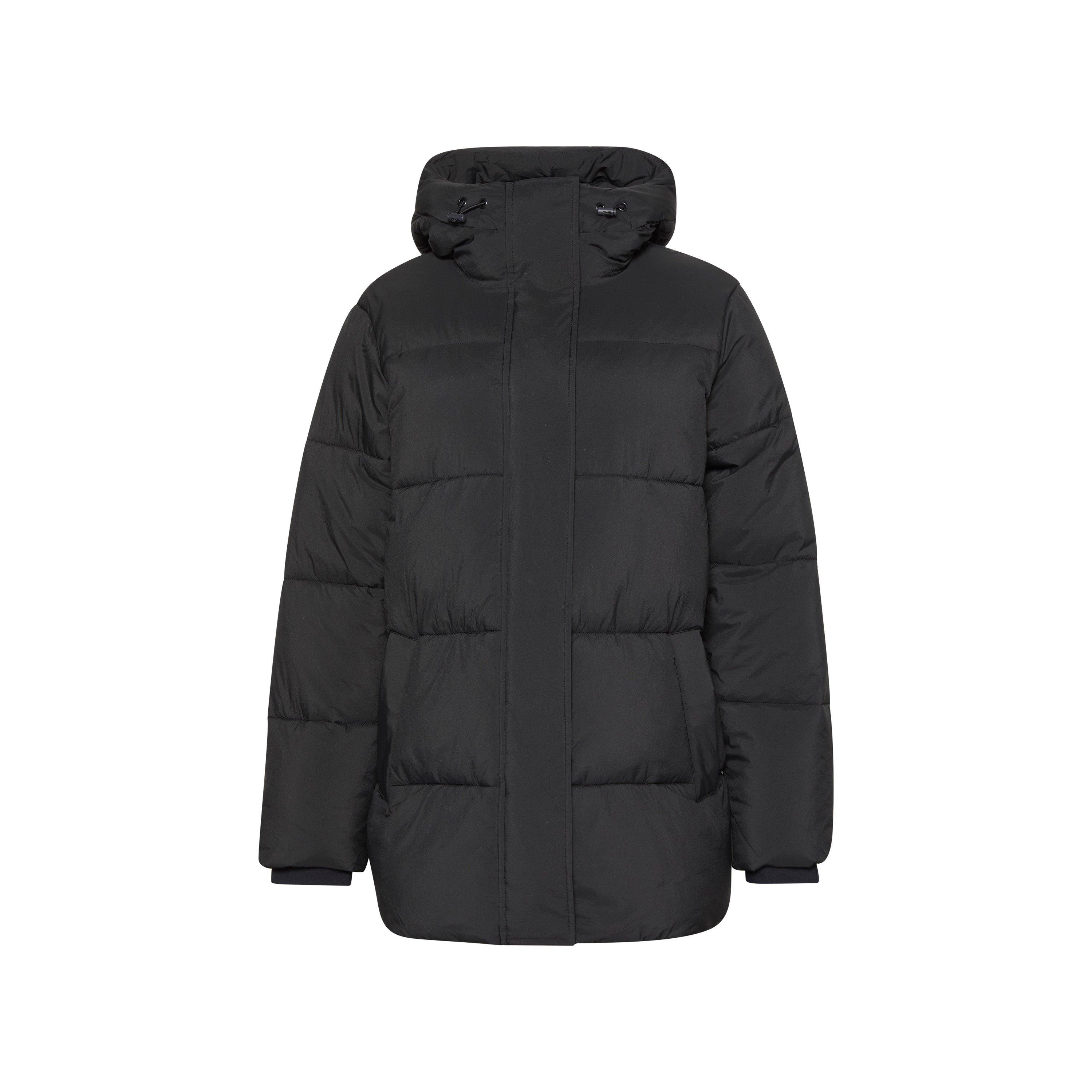 Black - Calvin Klein Jeans - Women's Logo Belt Insulated Short Puffer Jacket - 7