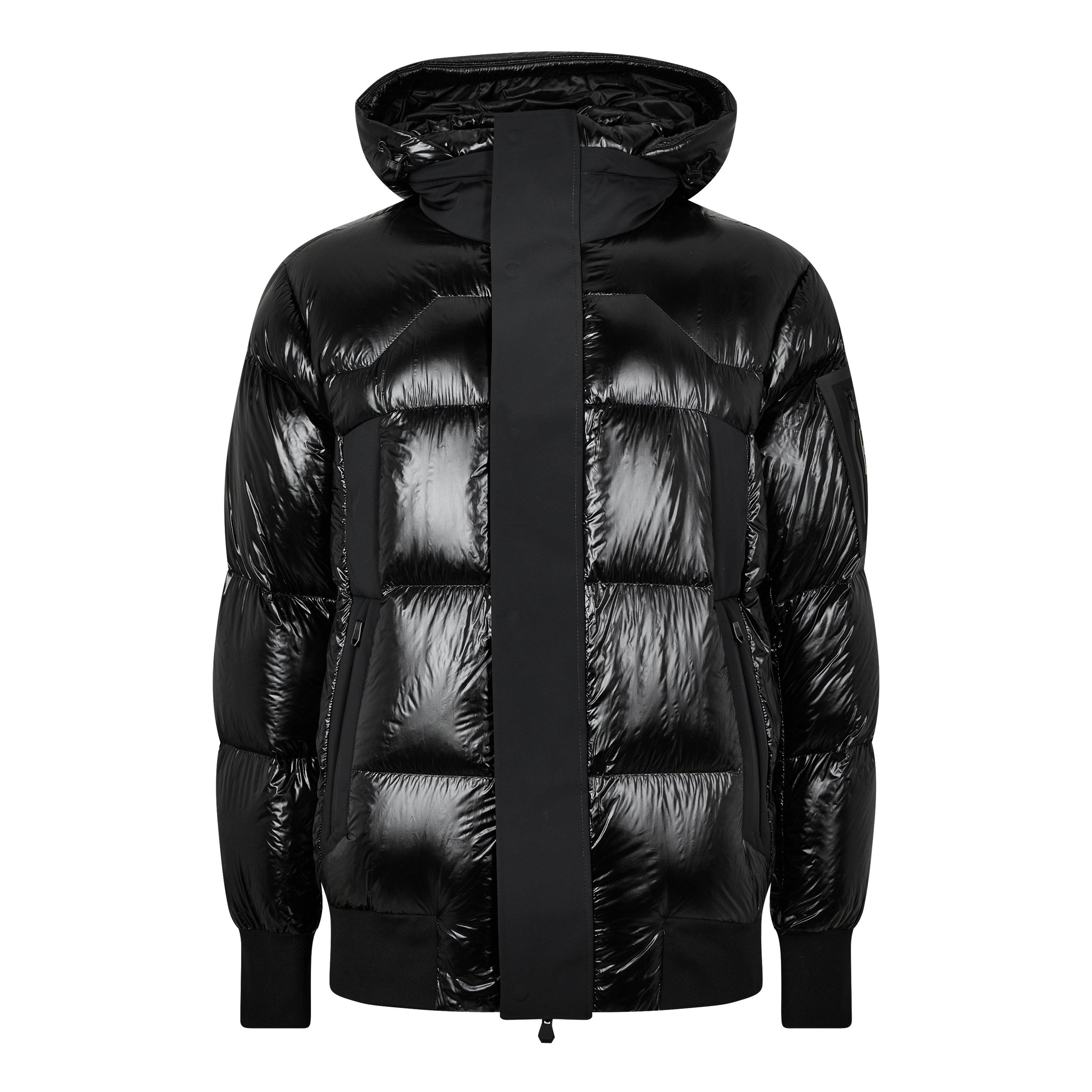 Black 001 - Boss - Men's J Ronnie 01 Green Short Puffer Jacket - 1