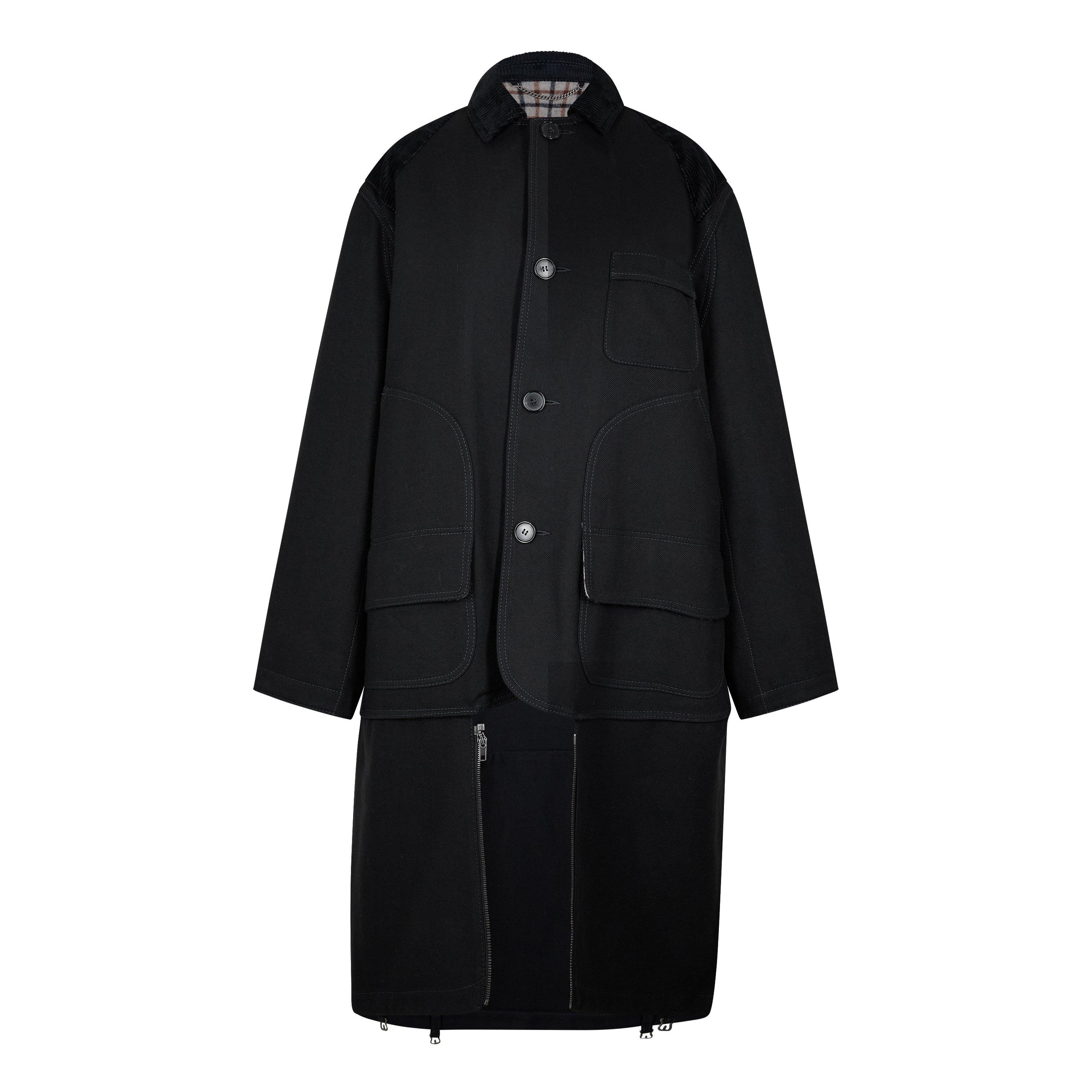 Black - Maison Margiela - Overcoat - 1