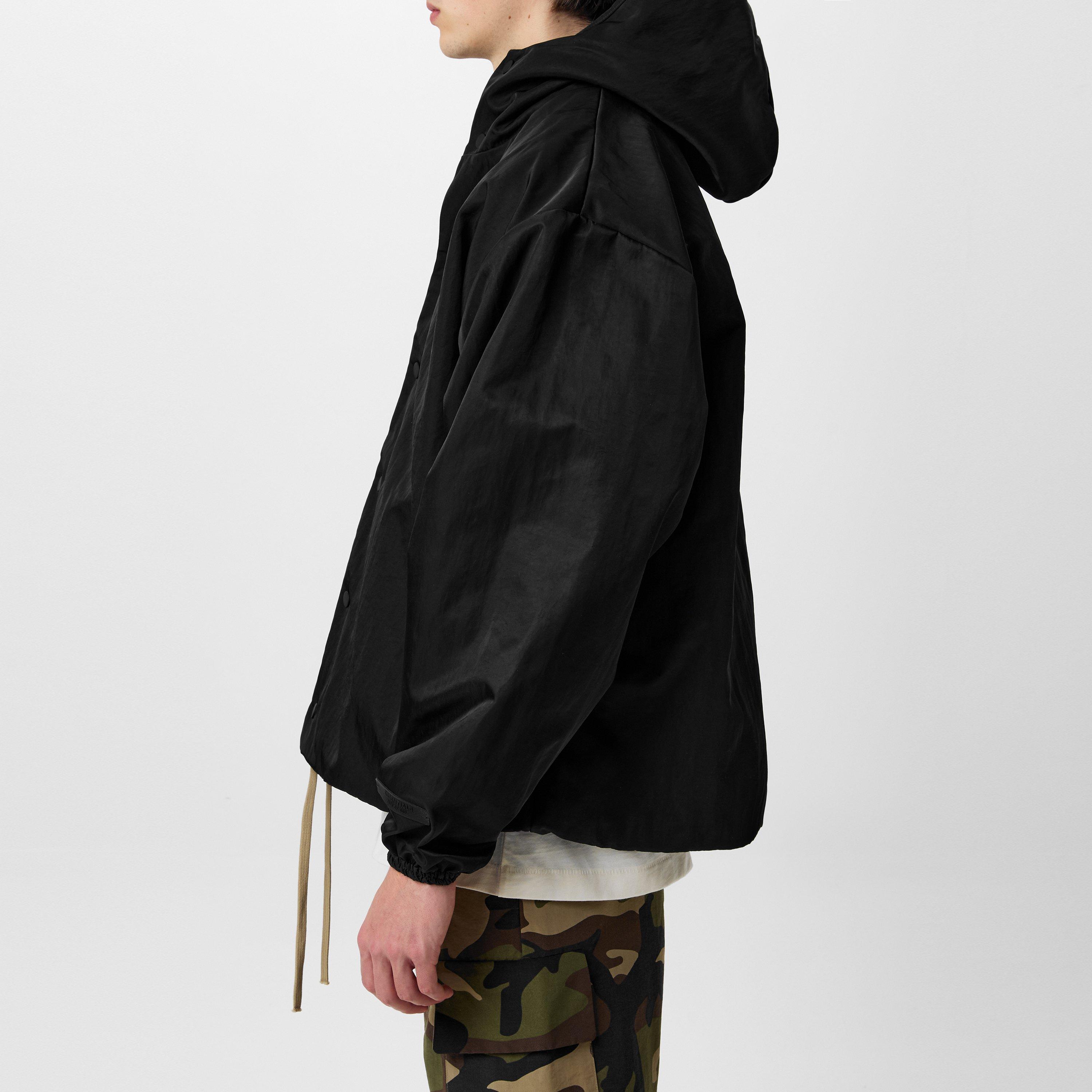 Black - Fear Of God Essentials - Coach Jacket - 5