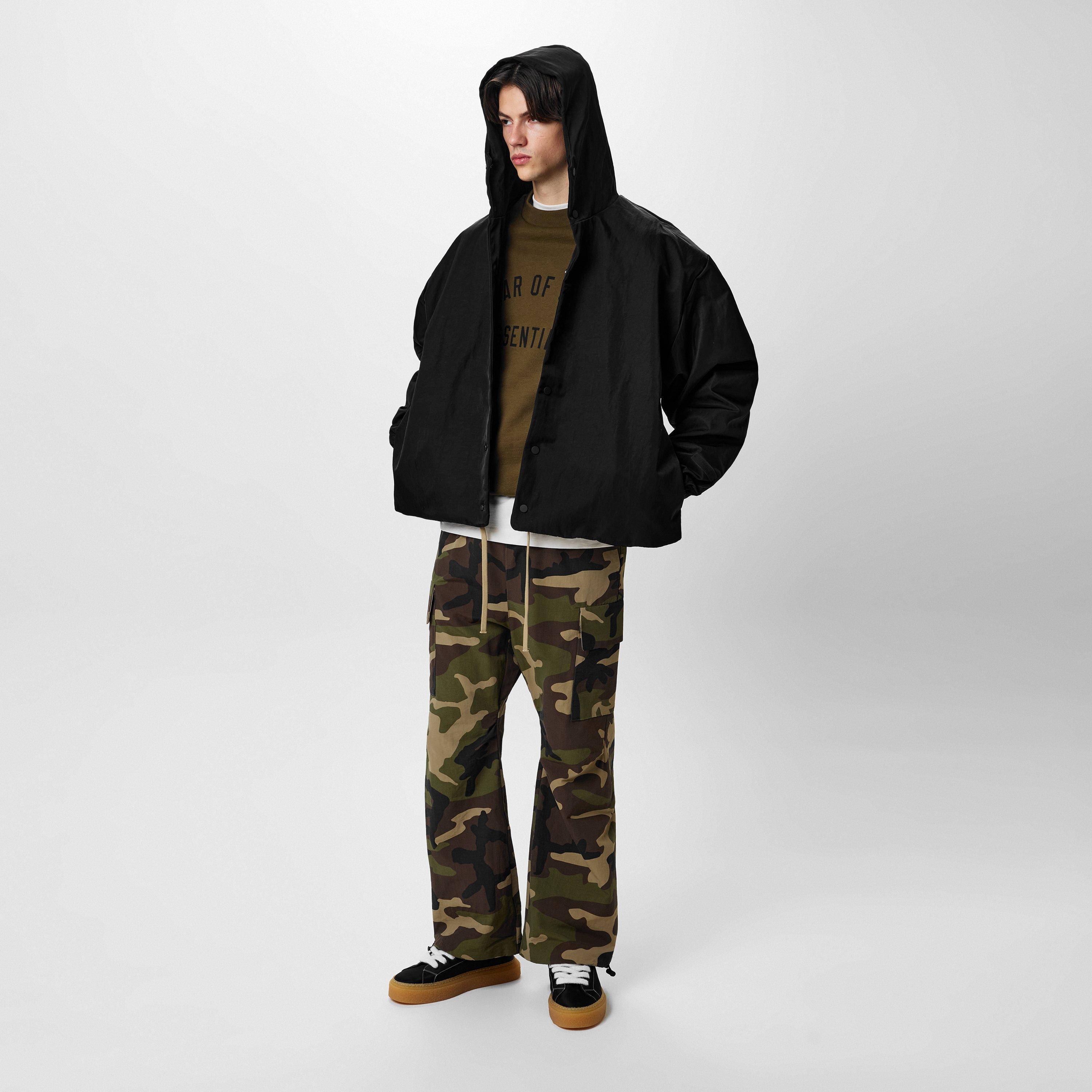 Black - Fear Of God Essentials - Coach Jacket - 6