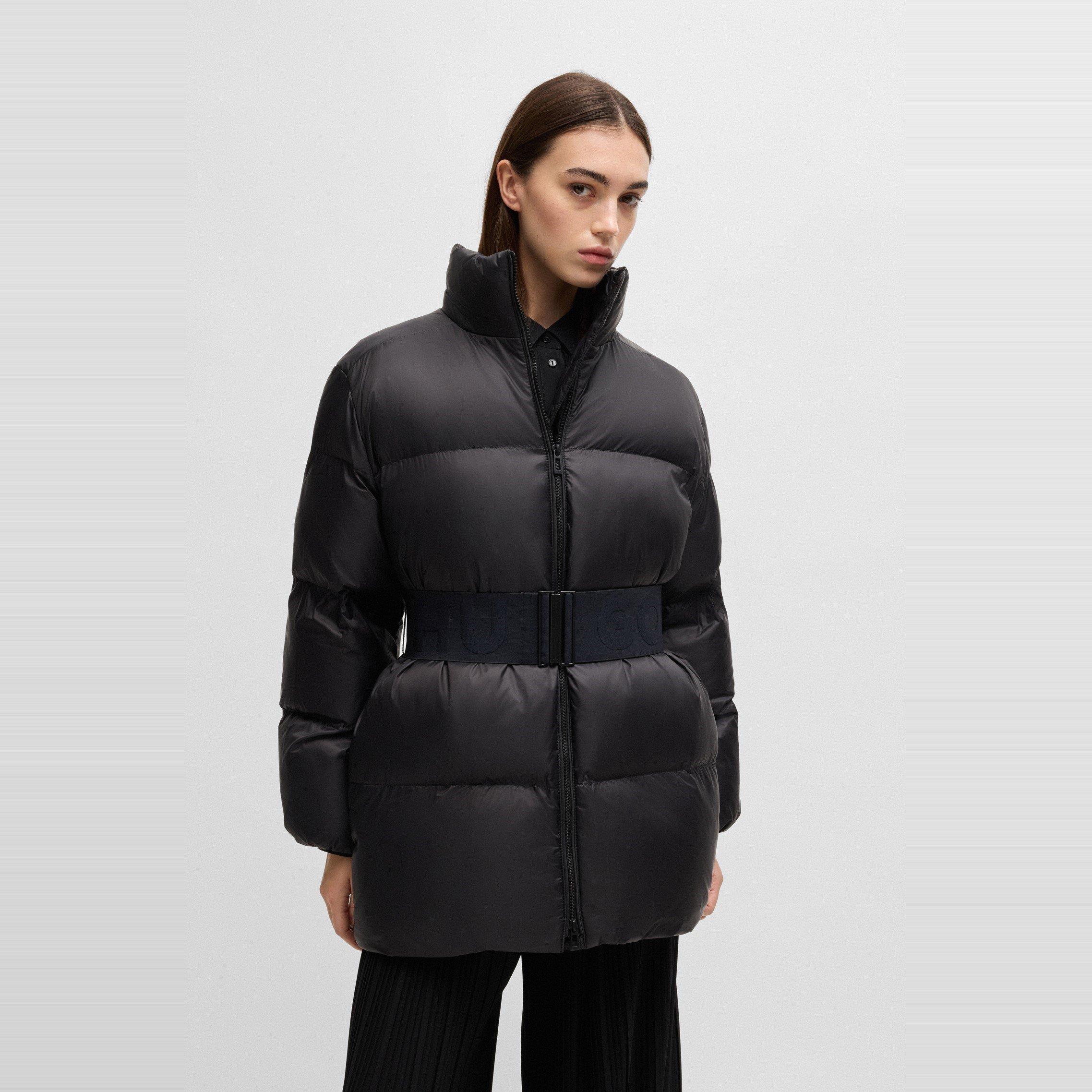 Black - Hugo - Women's Falentina Quilted Short Puffer Jacket - 2