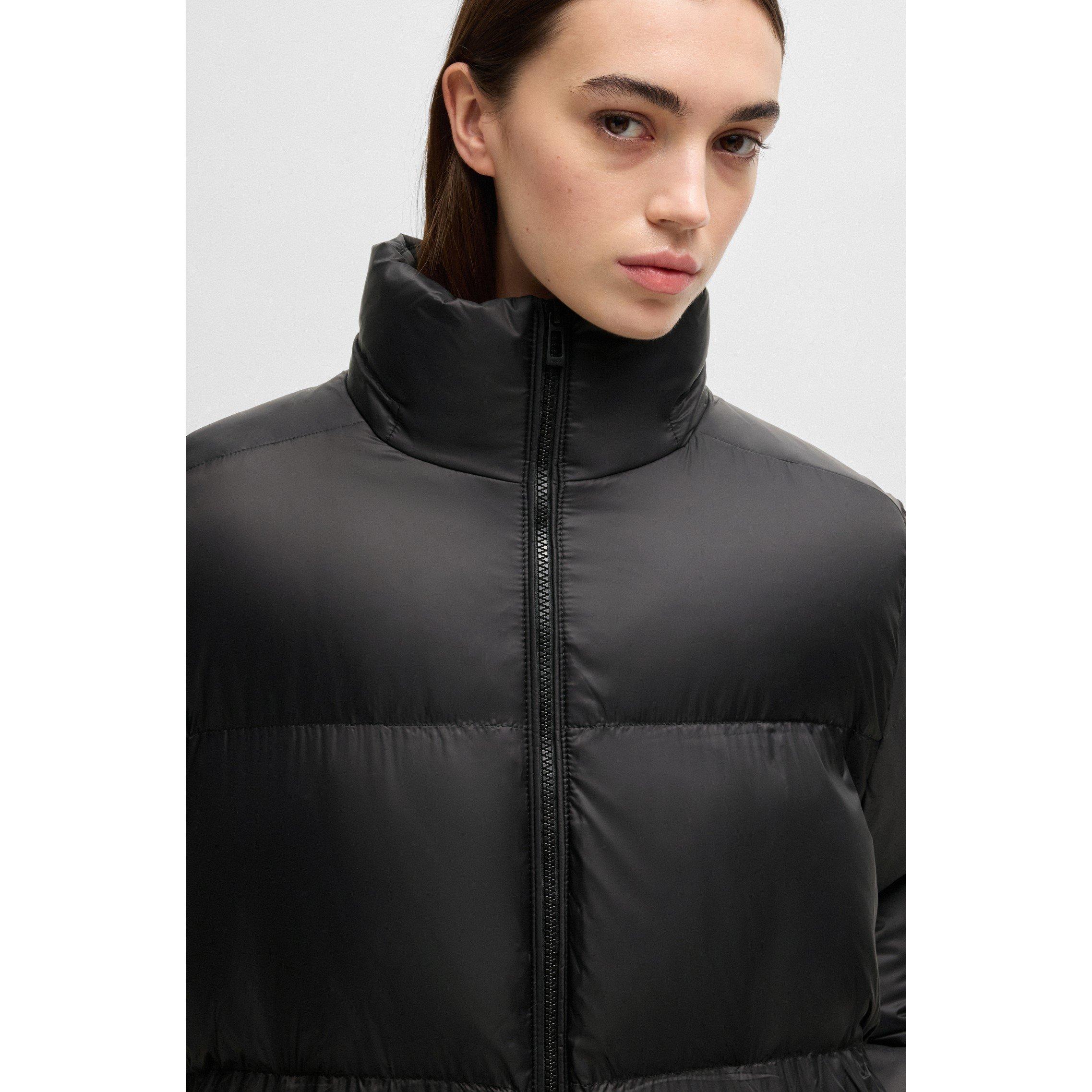 Black - Hugo - Women's Falentina Quilted Short Puffer Jacket - 4