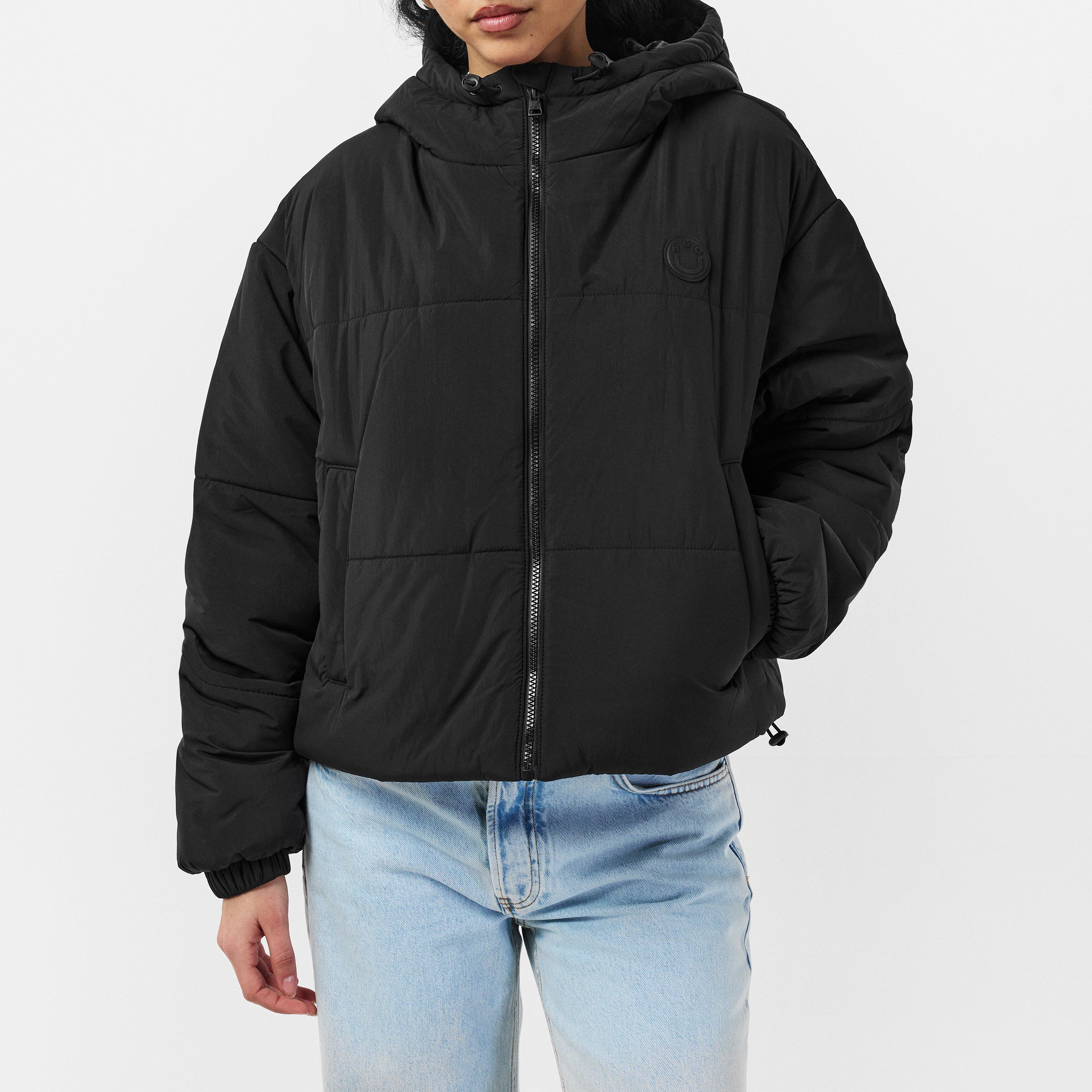 Black - Hugo - Women's Freya Short Puffer Jacket - 3