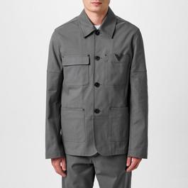 Valentino Vlogo Detail Shirt Jacket