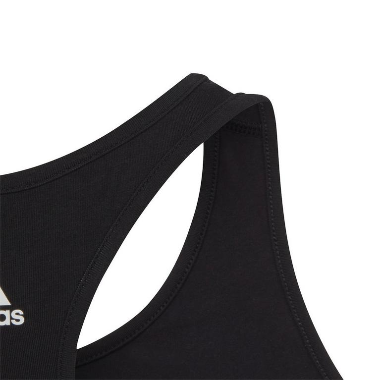 Noir/Blanc - adidas - Linear Bra - 5
