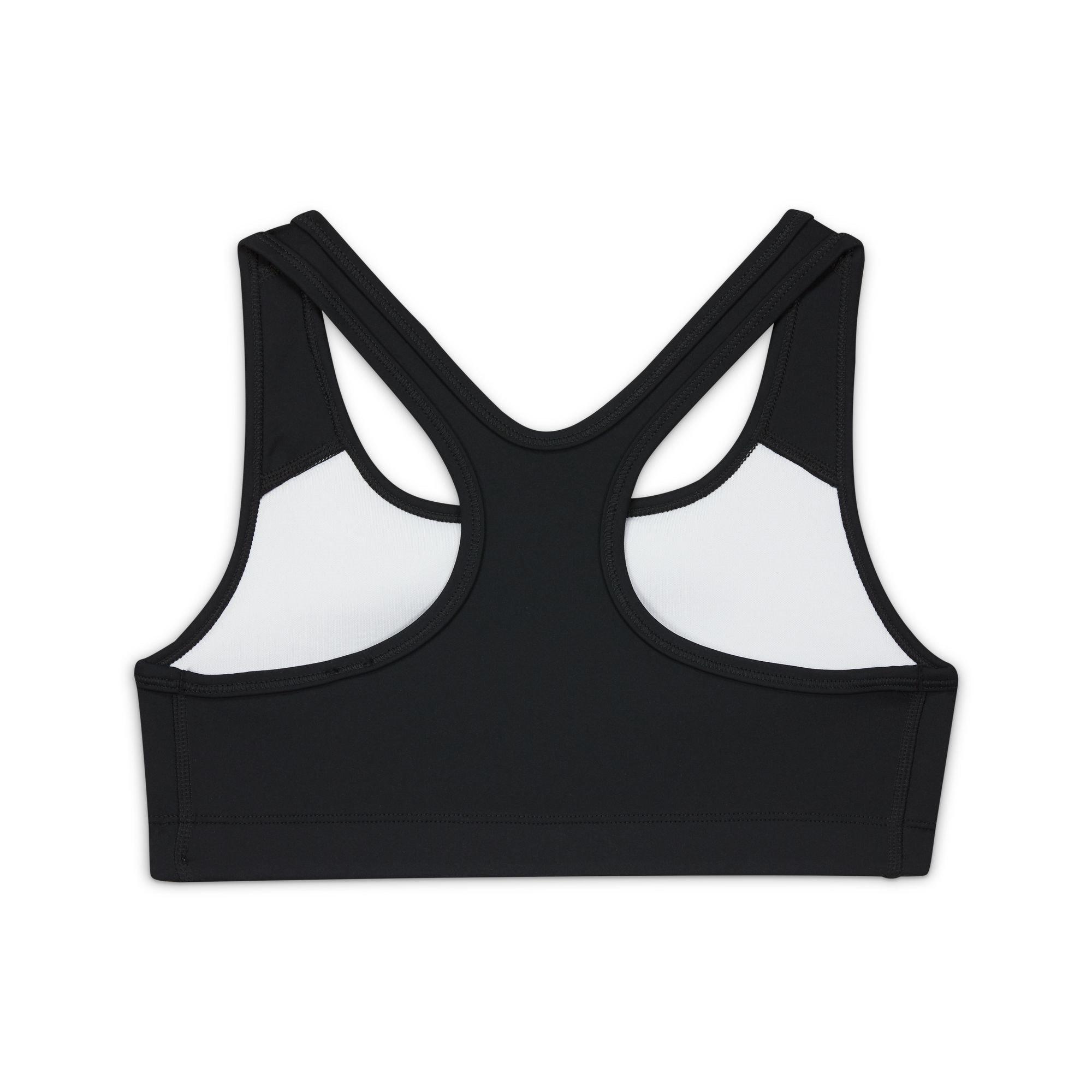 Schwarz/Weiß - Nike - Swoosh Sports Bra Girls - 2