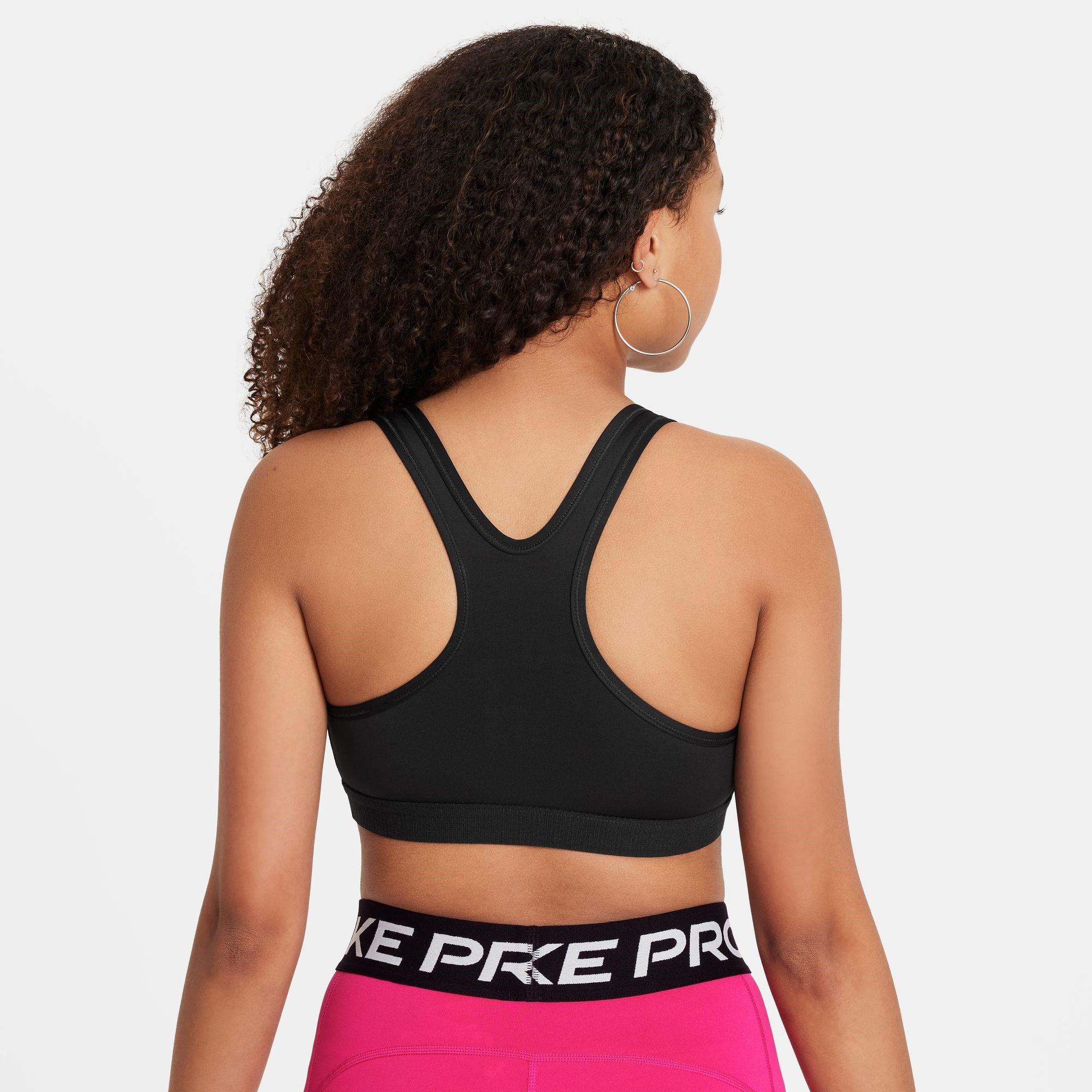 Schwarz/Weiß - Nike - Swoosh Sports Bra Girls - 4
