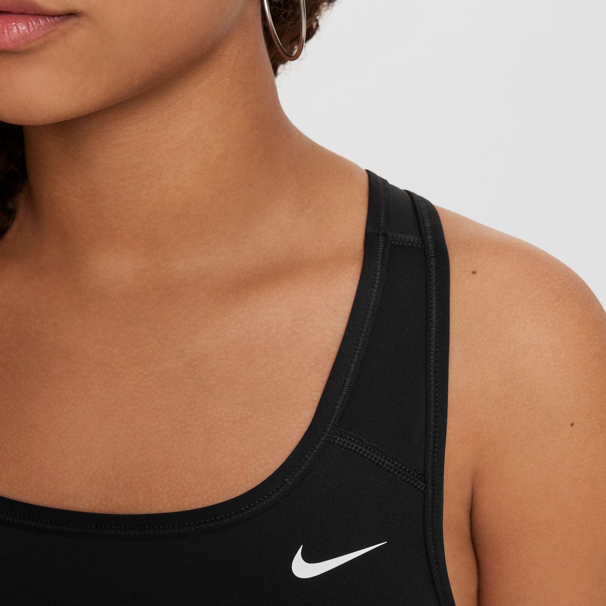 Schwarz/Weiß - Nike - Swoosh Sports Bra Girls - 6