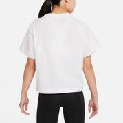 White/Black - Nike - Sportswear Junior Girls T Shirt - 2