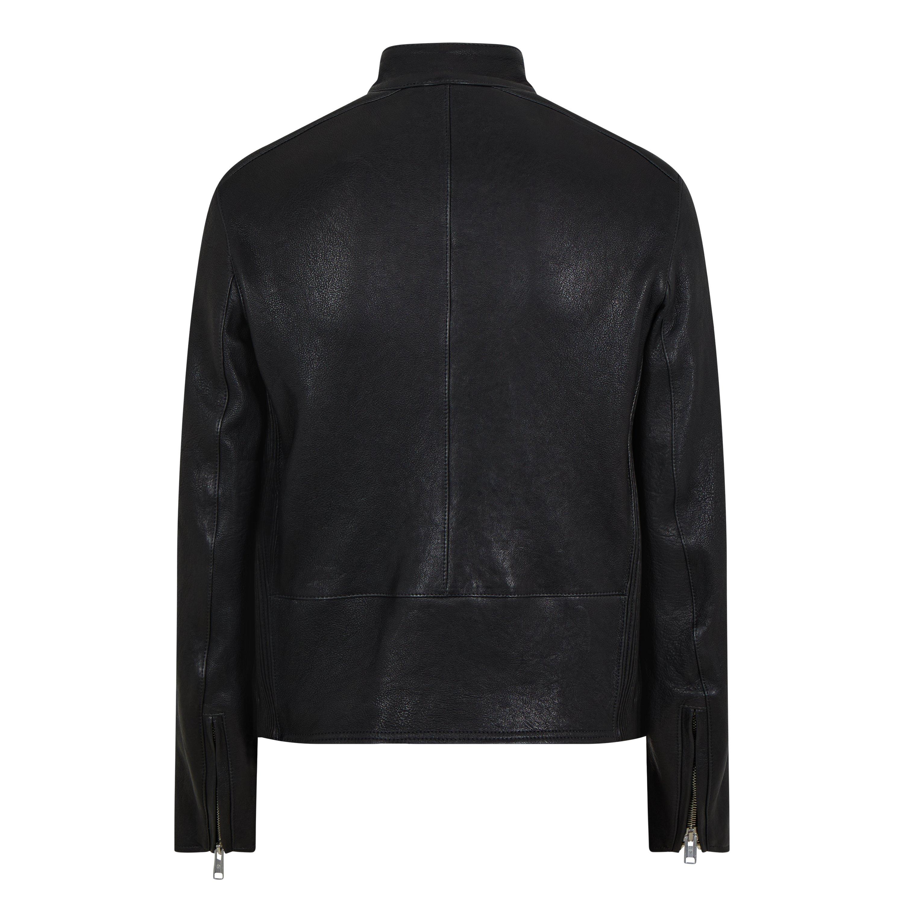 Black - Belstaff - Men's Oulton Leather Jacket - 2