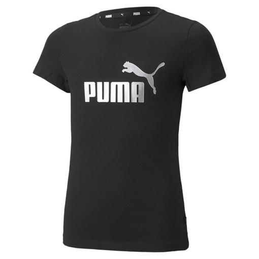 Puma Essentials Plus Logo Junior Girls T Shirt