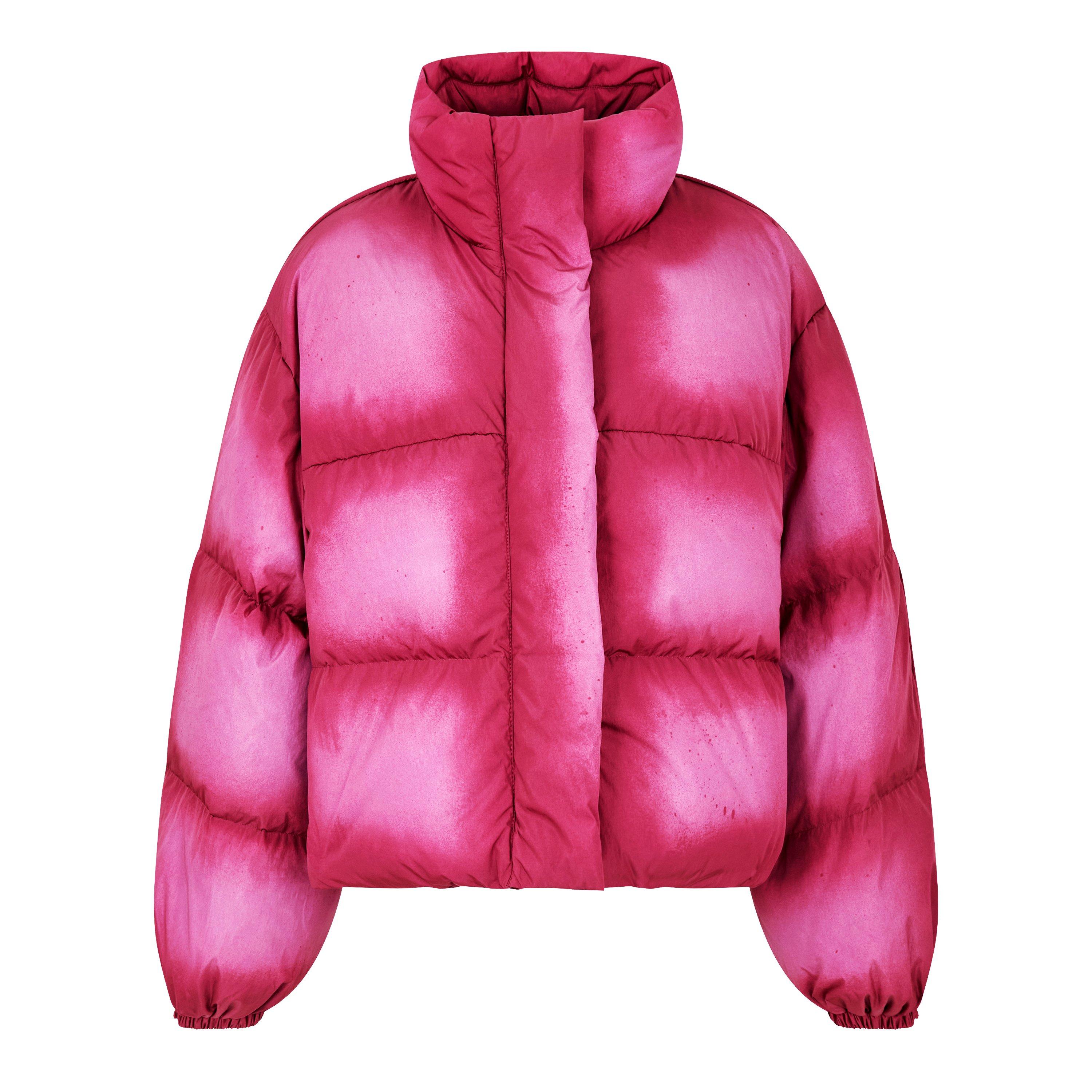 Tango Pink - Acne Studios - Women's Odisella Duck Down Long Sleeve Short Puffer Jacket - 5