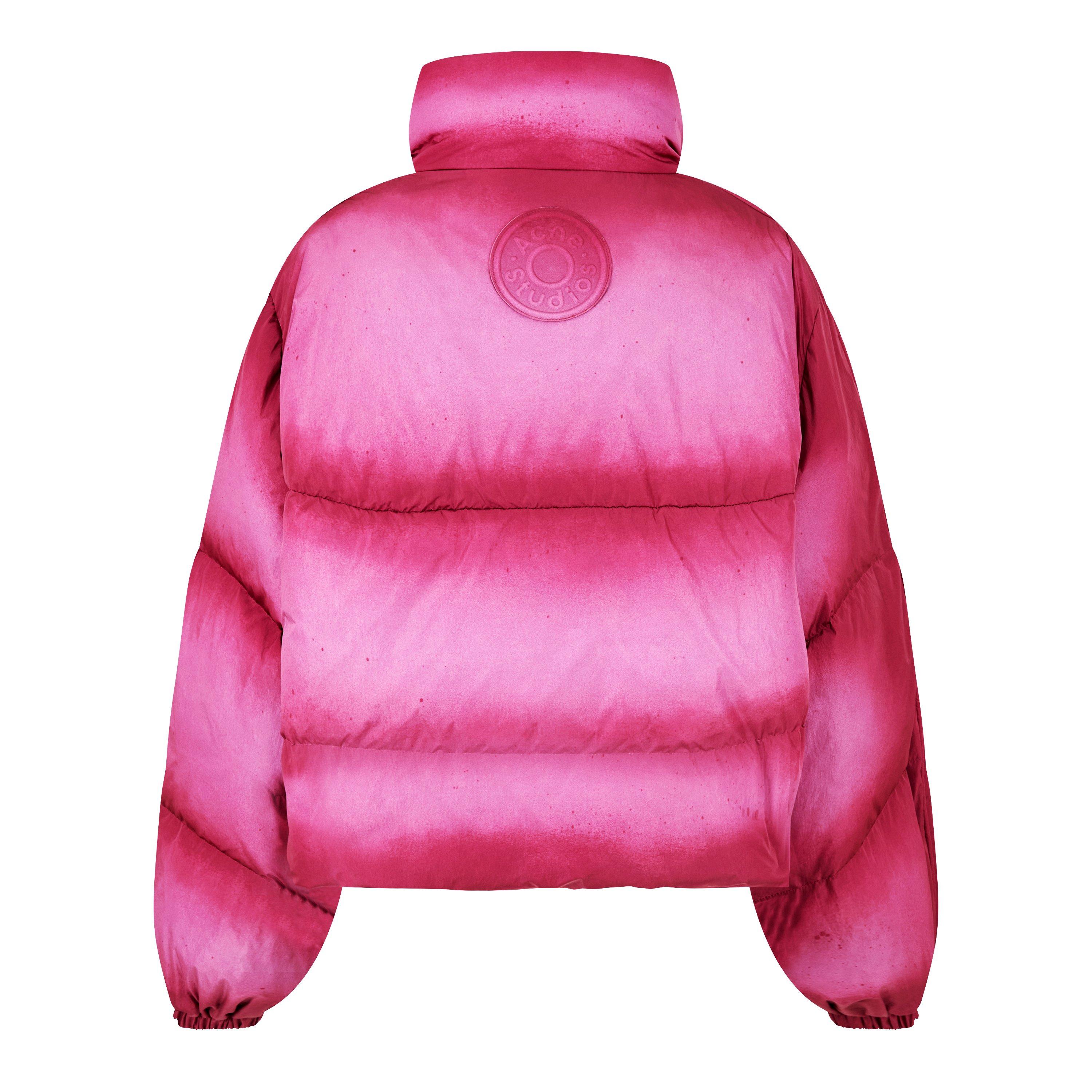 Tango Pink - Acne Studios - Women's Odisella Duck Down Long Sleeve Short Puffer Jacket - 6
