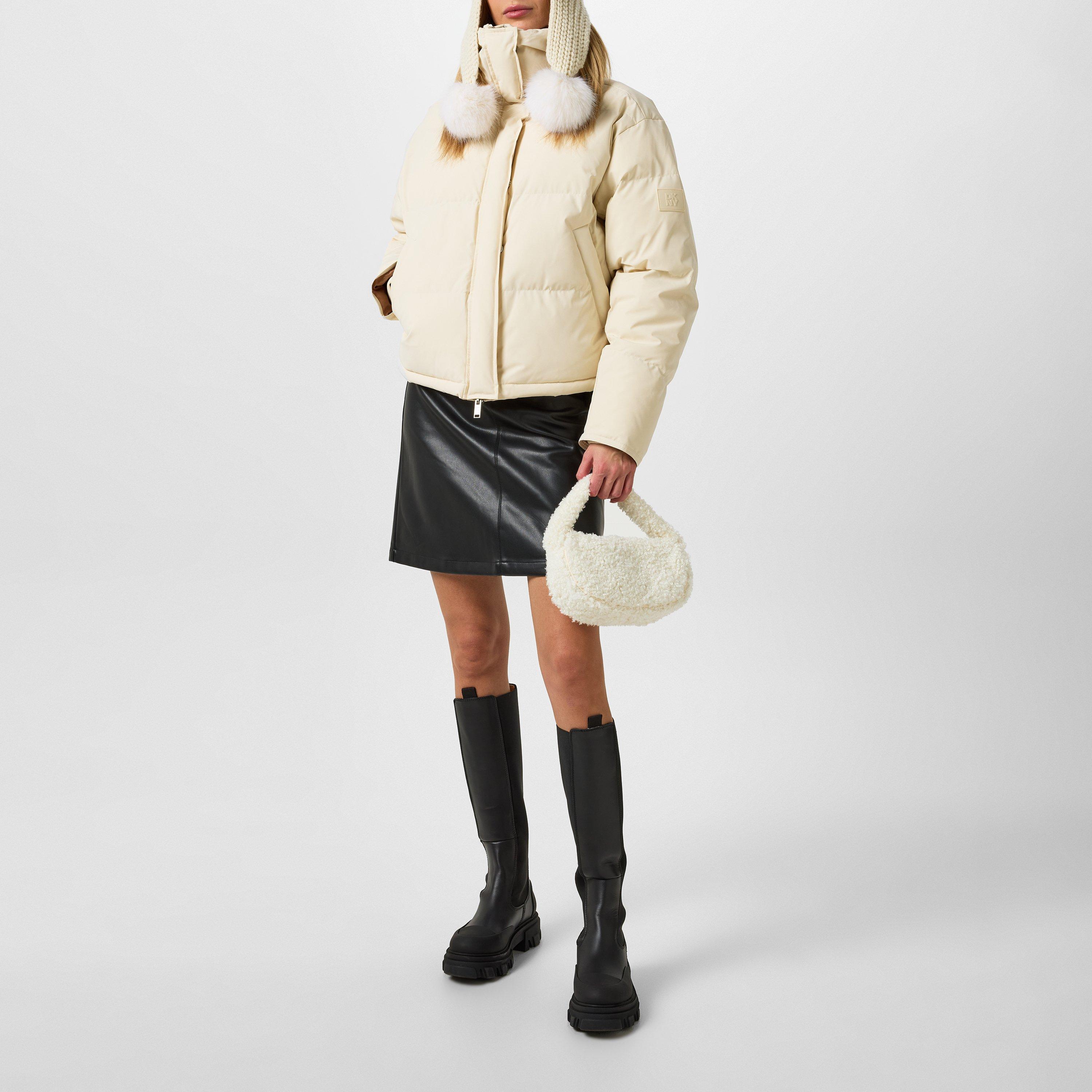 Talco - DKNY - Women's Cropped Short Puffer Jacket - 4