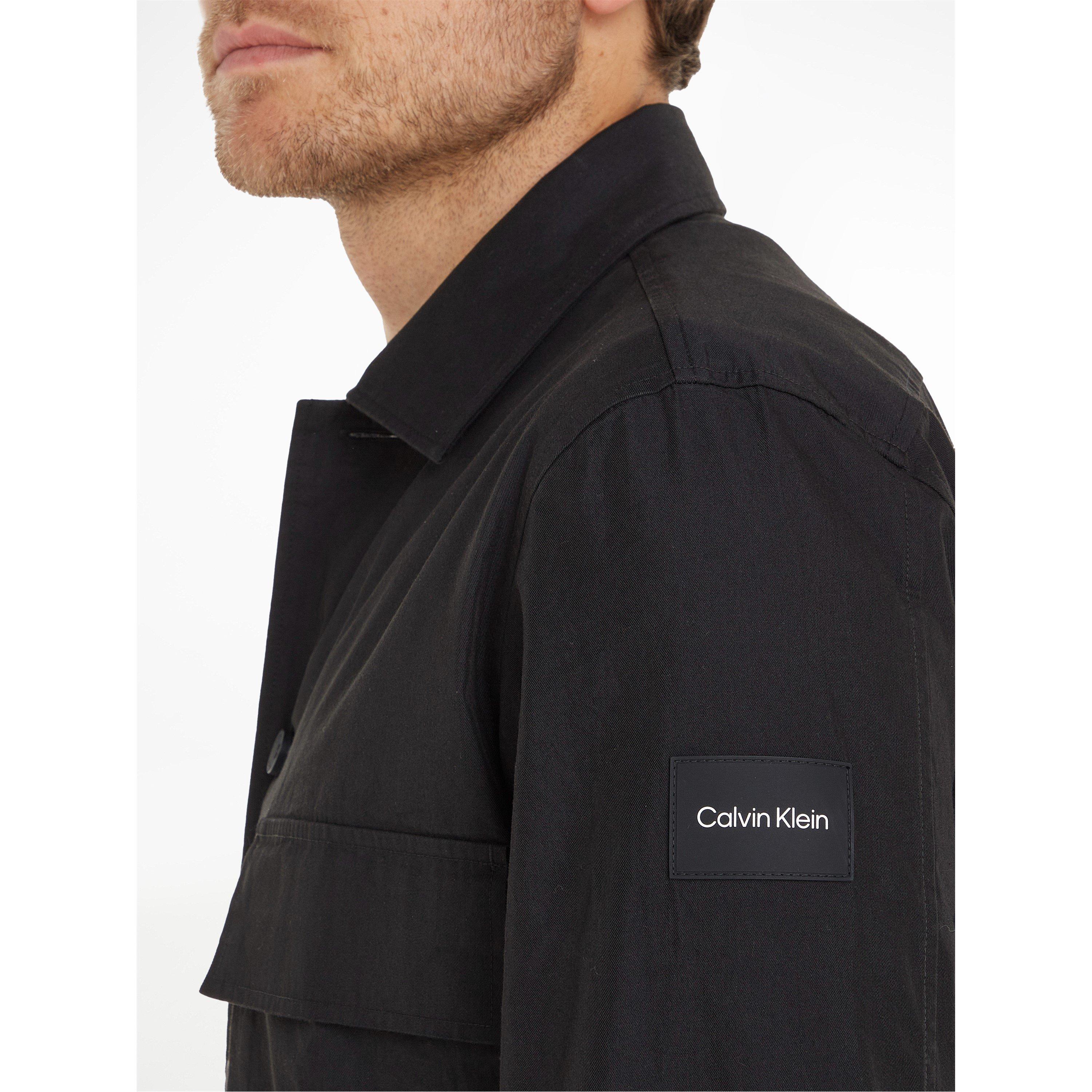 Ck Black - Calvin Klein - Men's Cotton Blend Long Sleeve Overshirt - 4