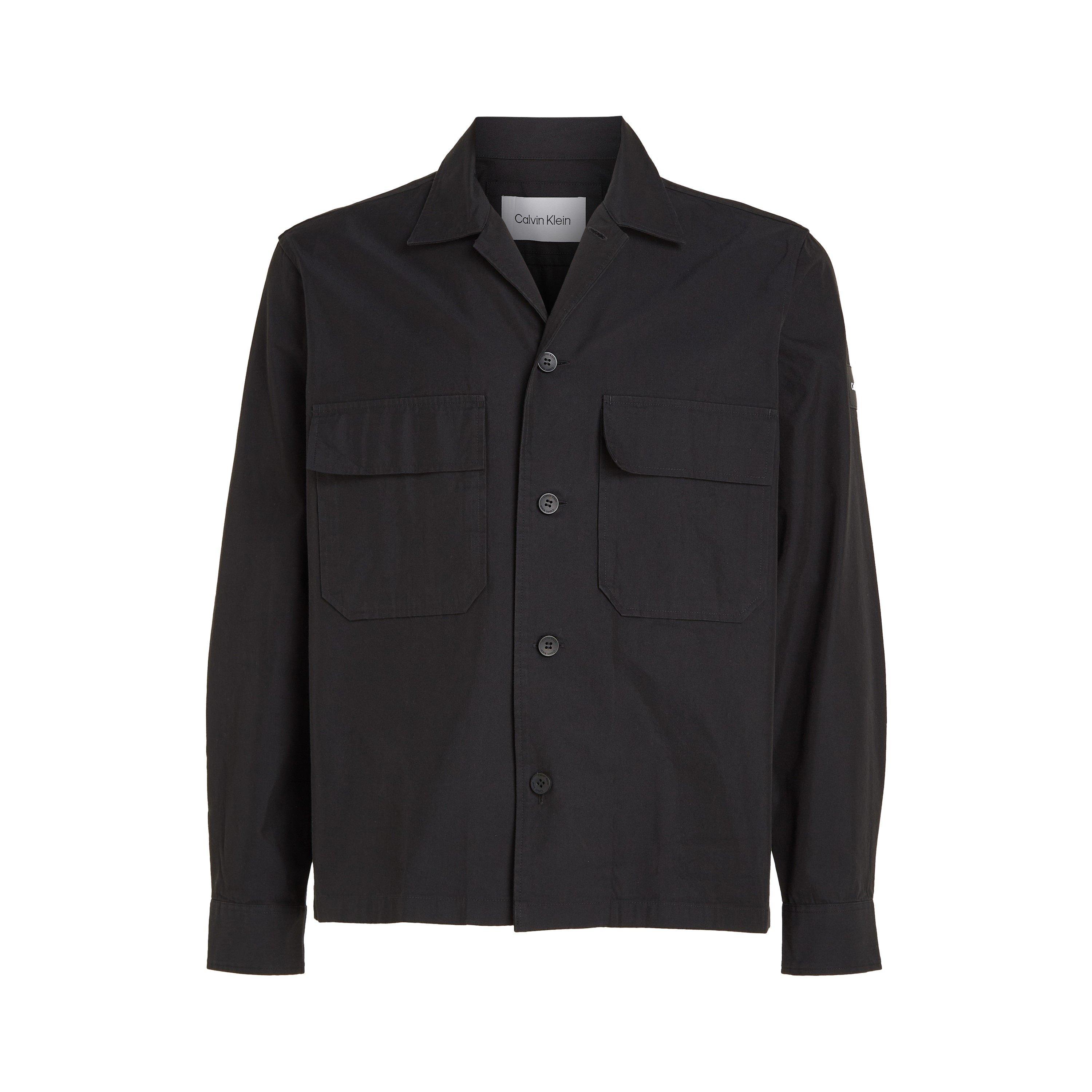 Ck Black - Calvin Klein - Men's Cotton Blend Long Sleeve Overshirt - 5