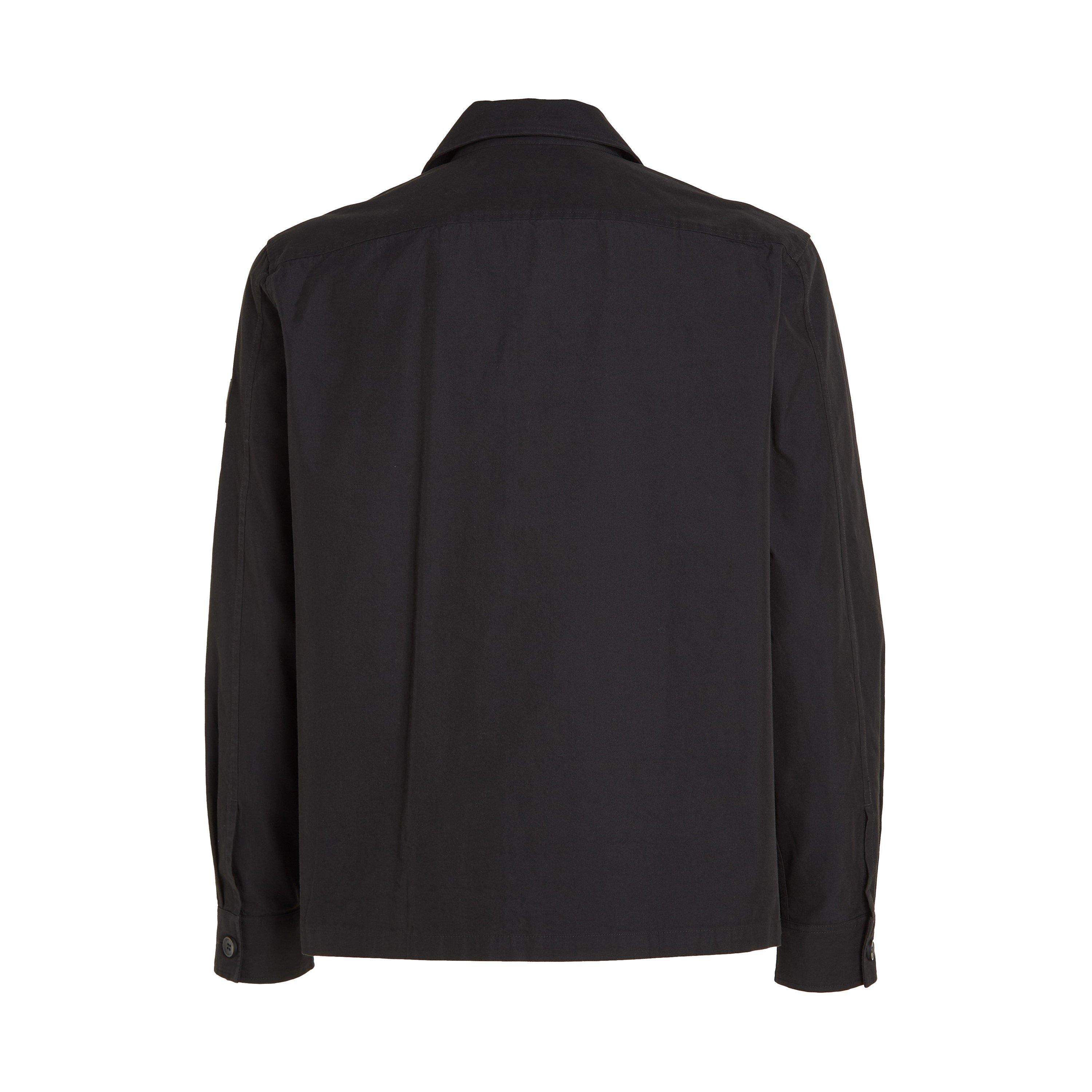 Ck Black - Calvin Klein - Men's Cotton Blend Long Sleeve Overshirt - 6