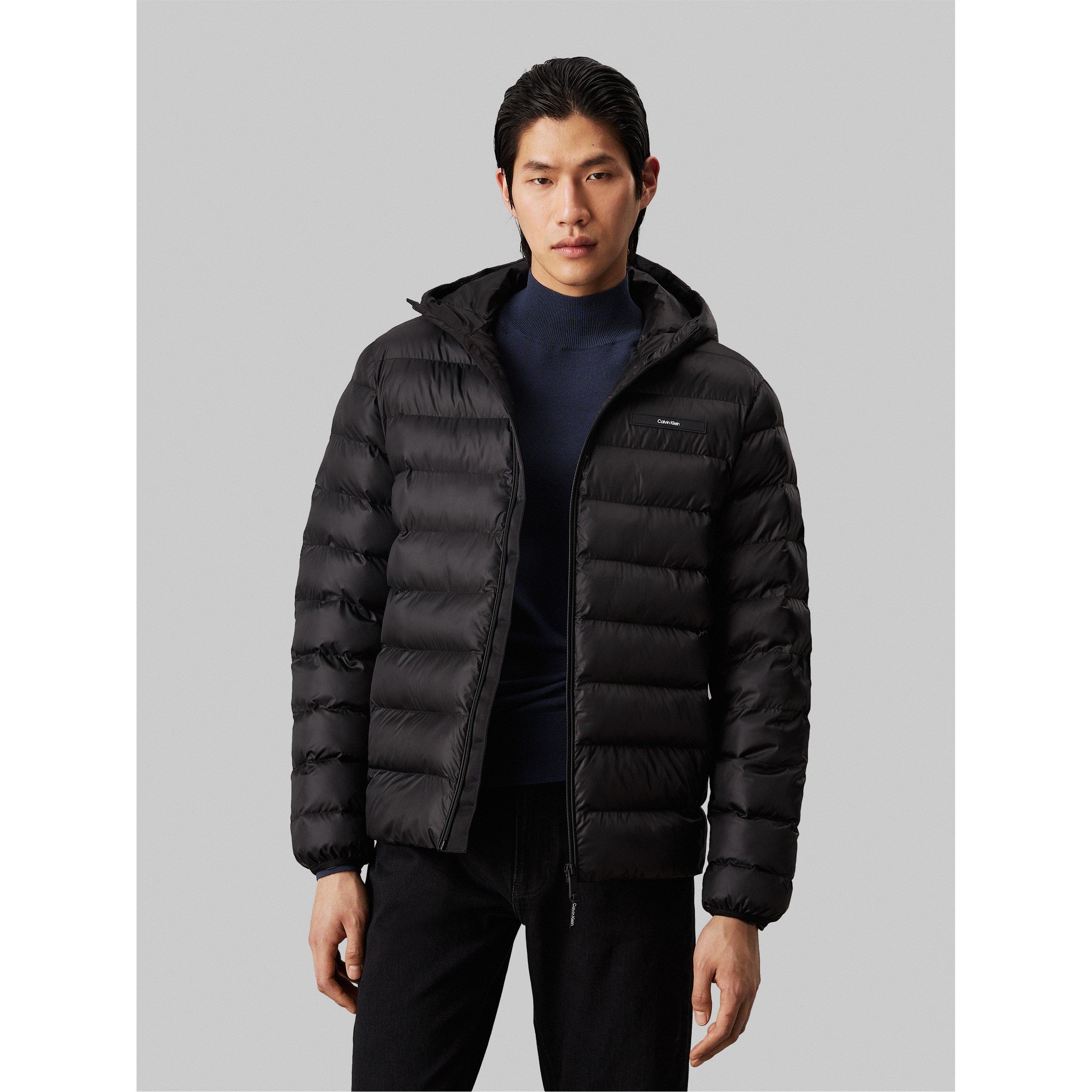 Calvin Klein Men's Recycled Hooded Short Puffer Jacket