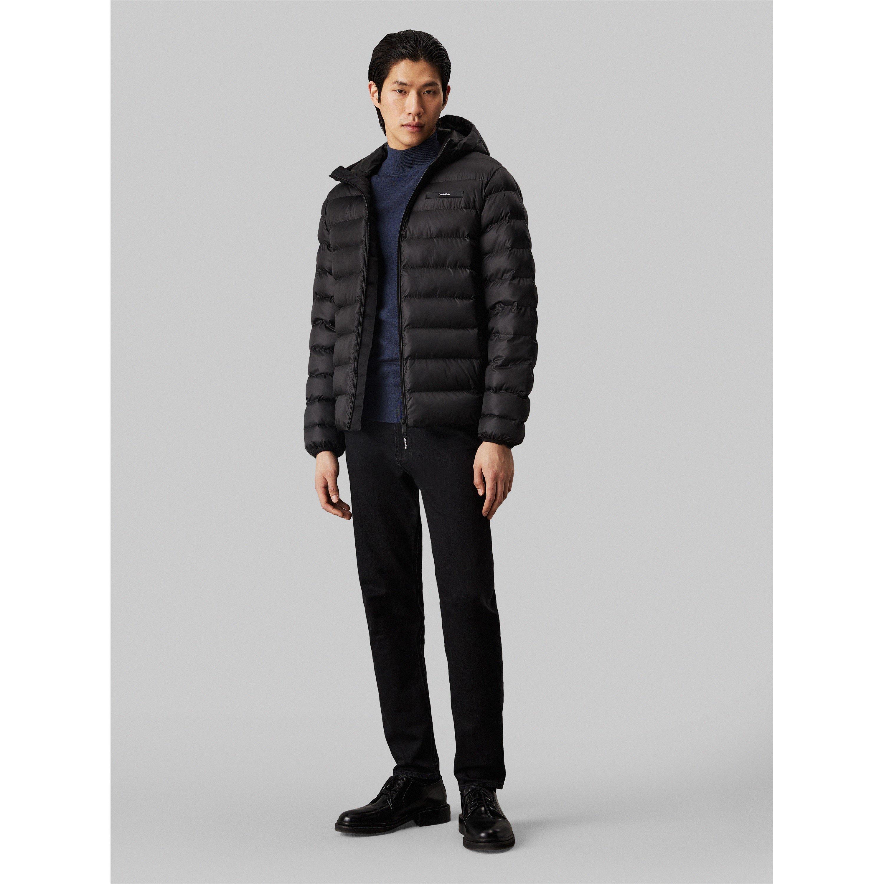 Ck Black - Calvin Klein - Men's Recycled Hooded Short Puffer Jacket - 2