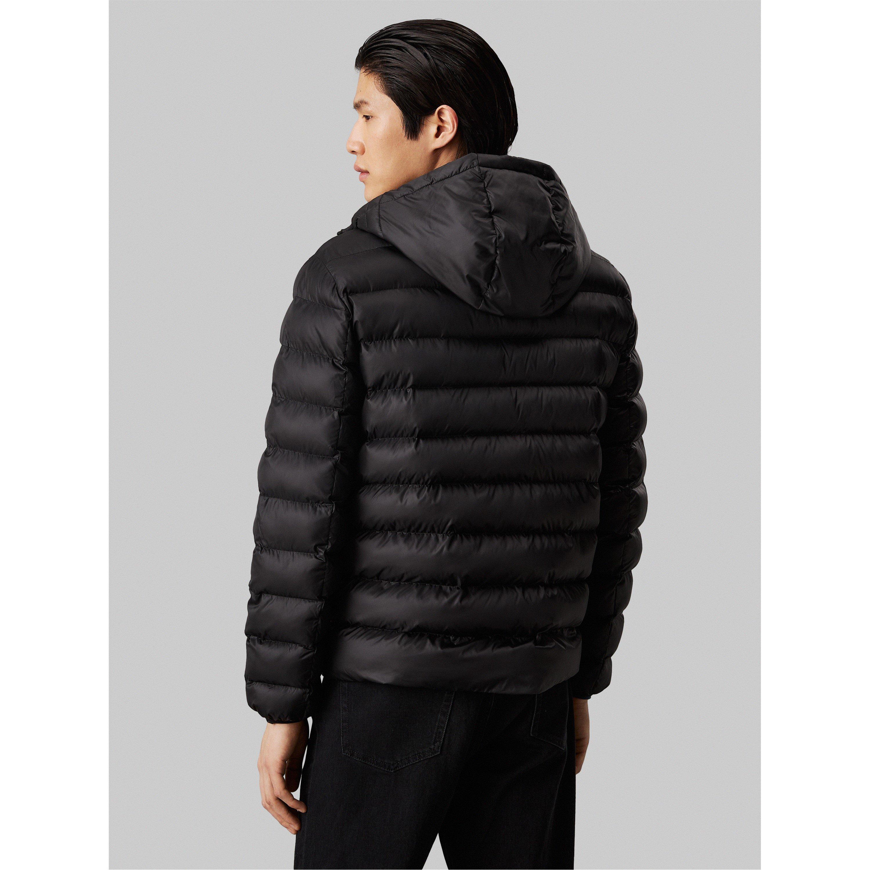 Ck Black - Calvin Klein - Men's Recycled Hooded Short Puffer Jacket - 4