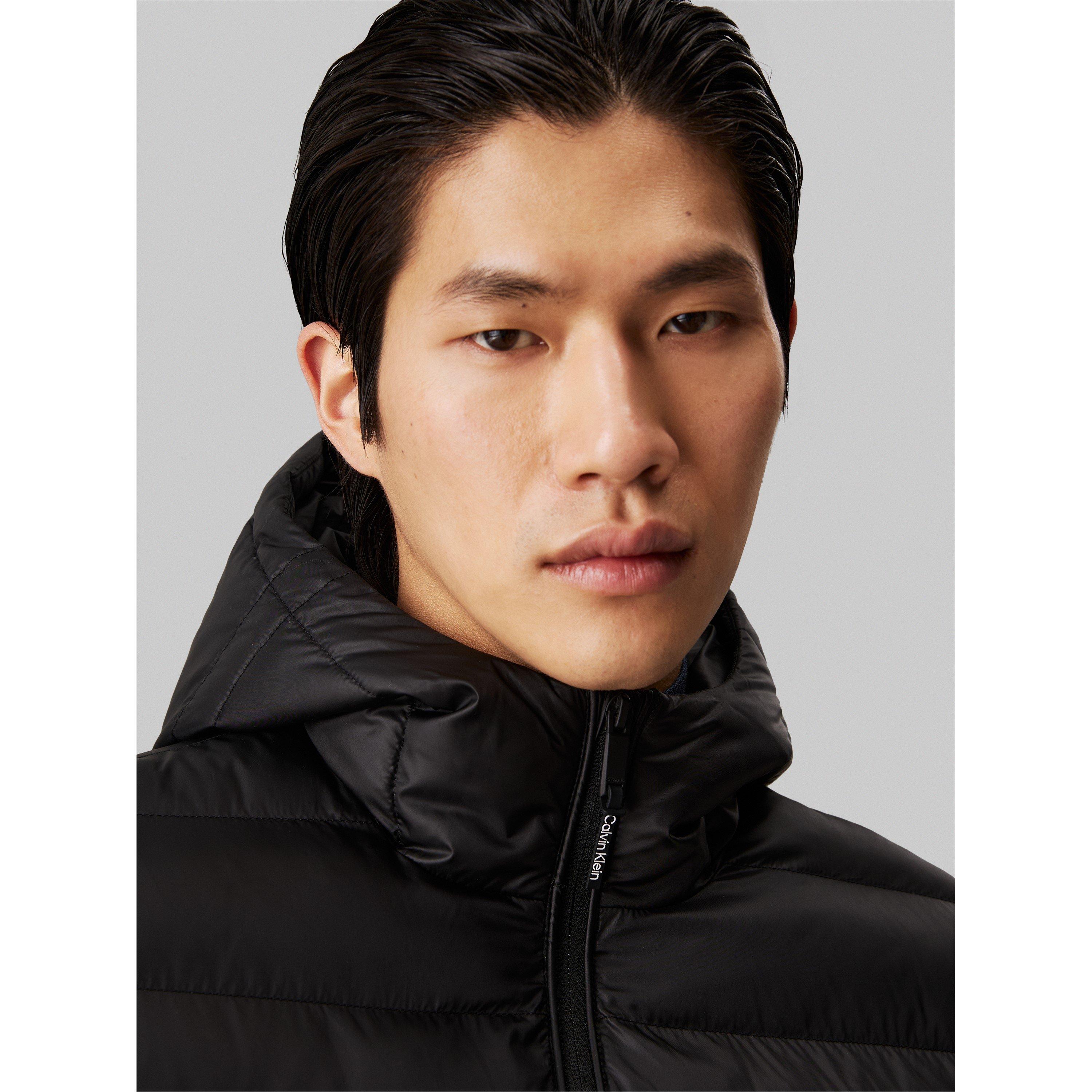 Ck Black - Calvin Klein - Men's Recycled Hooded Short Puffer Jacket - 5