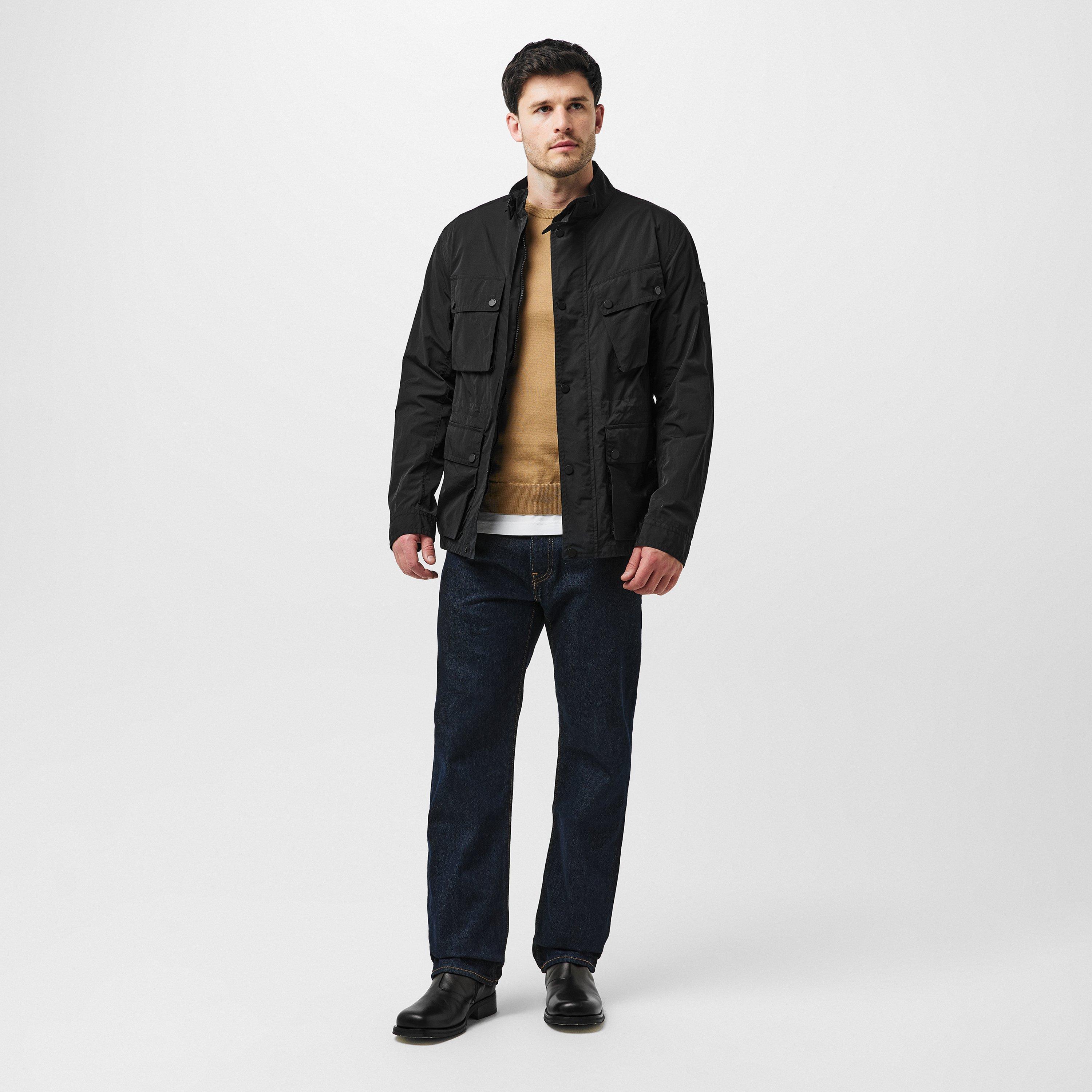 Black Nylon - Belstaff - Men's Service Fieldmaster Long Sleeve Field Jacket - 6