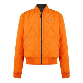 Lacoste Water Repellent Padded Bomber Jacket