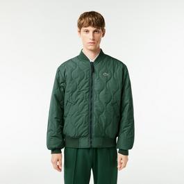 Lacoste Water Repellent Padded Bomber Jacket