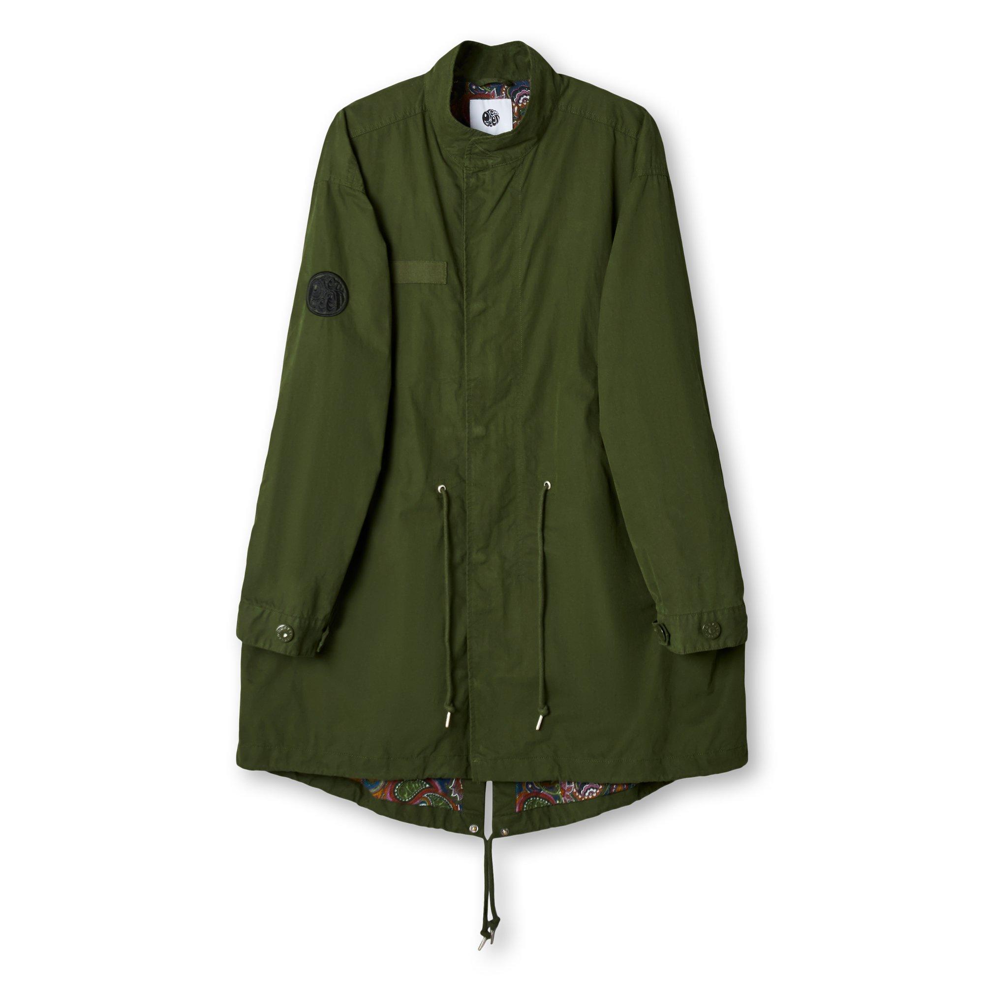 Pretty Green Men's Deansgate Weather-Resistant Hooded Parka