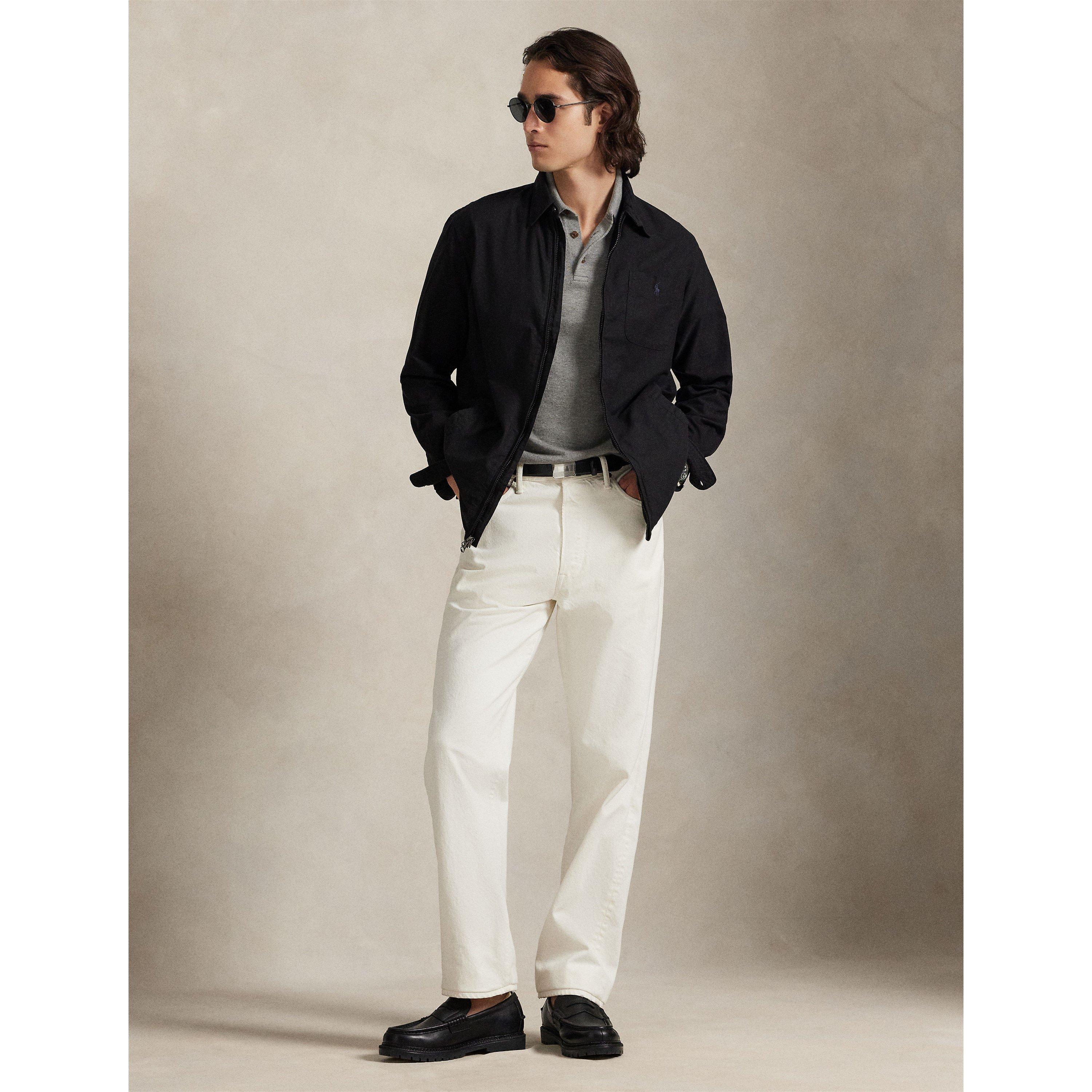 Polo Black - Polo Ralph Lauren - Men's Garment Dye Cotton Long Sleeve Full Zip Overshirt - 5