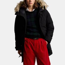 Polo Ralph Lauren Faux-Fur-Trim Down Hooded Coat