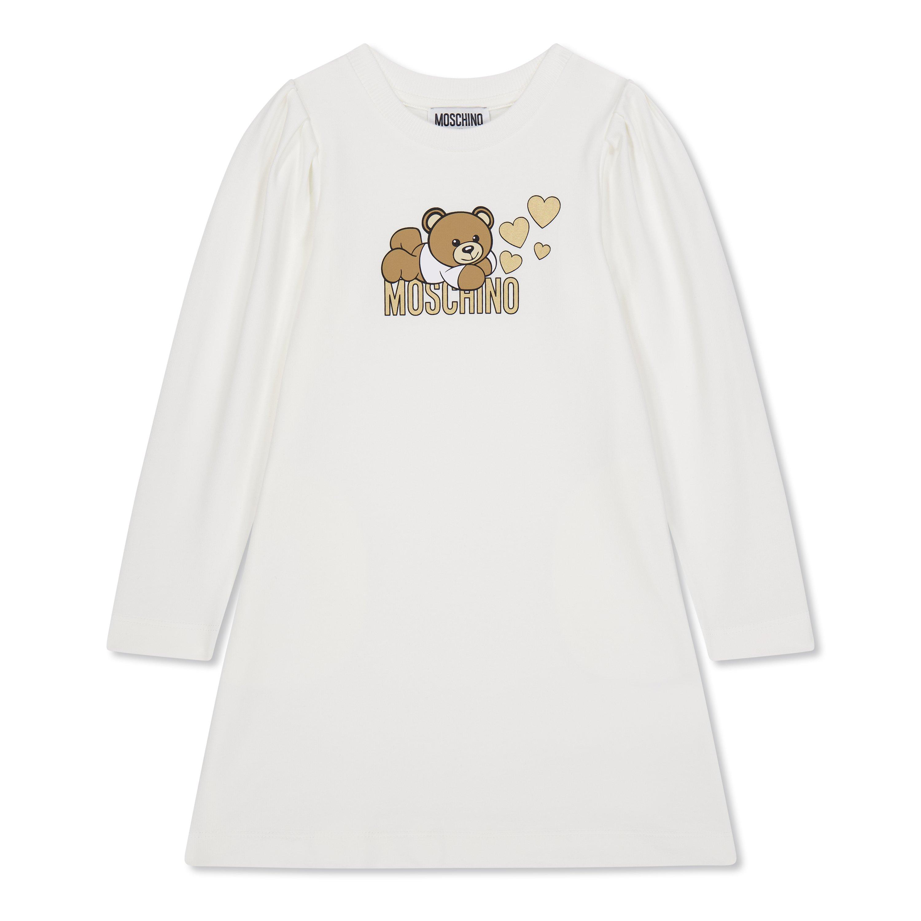 Cloud10063 - Moschino - Teddy Bear Logo-Print Jersey Dress Junior - 1