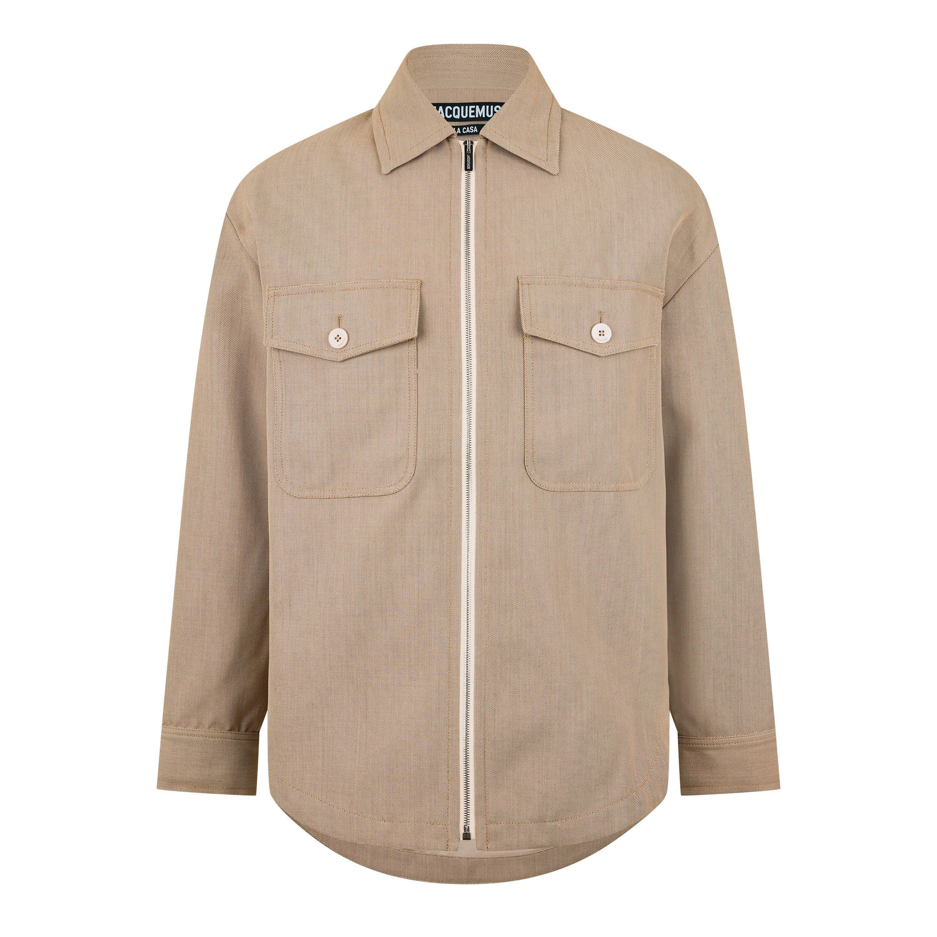 Beige - Jacquemus - Men's Le Montagne Structured Overshirt - 5